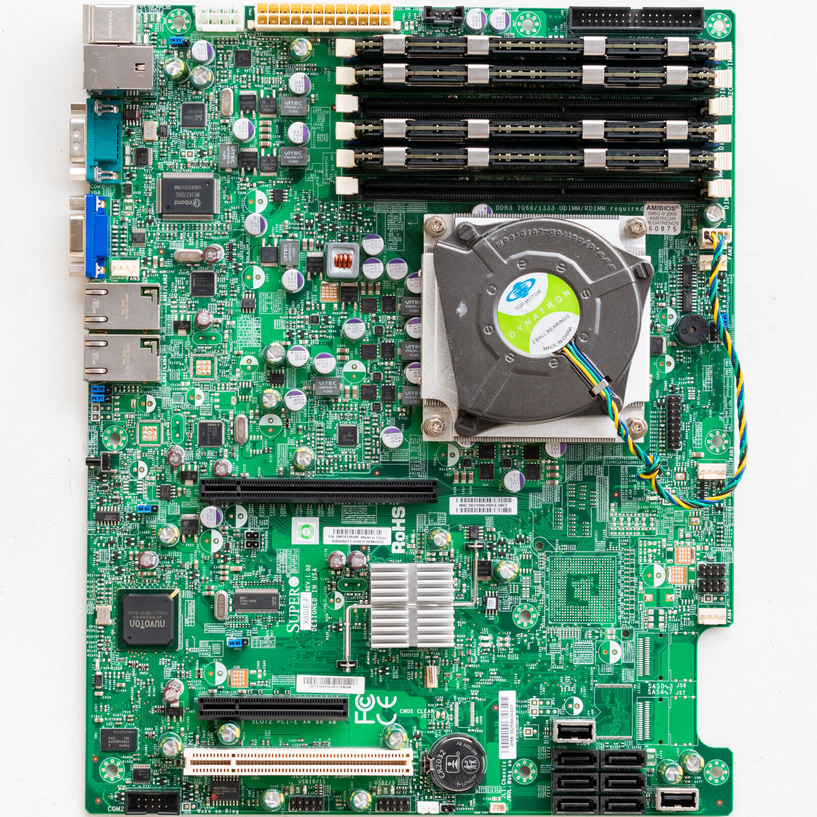 Supermicro X8SIE-F IPMI LGA1156 Motherboard ATX DDR3 ECC X3440 Server NAS Router