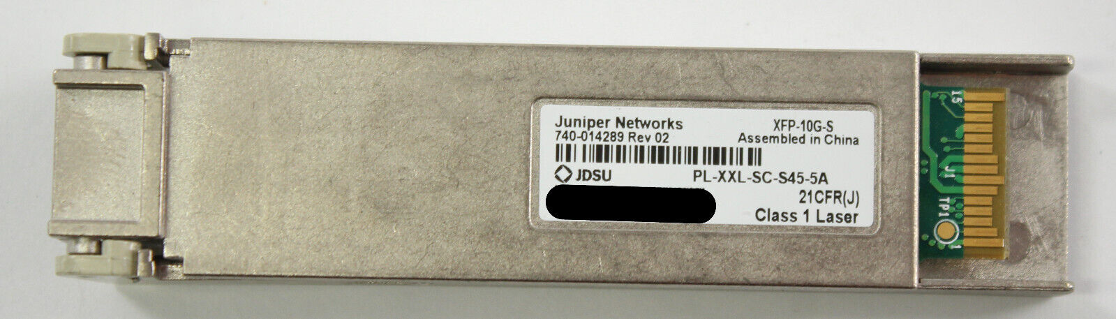 Juniper 740-014289 XFP-10GE-S 10 Gigabit BASE-SR MMF Optical XFP Transceiver