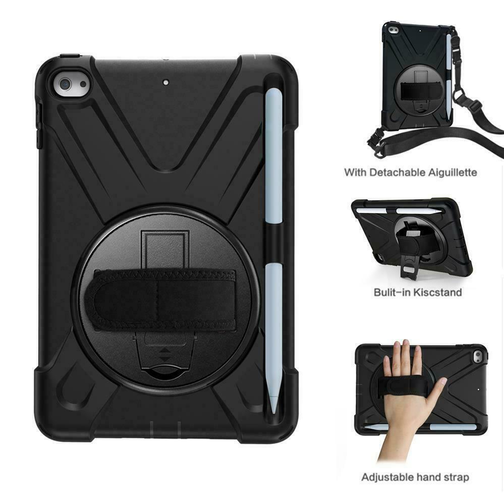 Rugged Hybrid Shockproof Hard Case Cover with Pencil Slot For iPad 9.7 10.5 inch