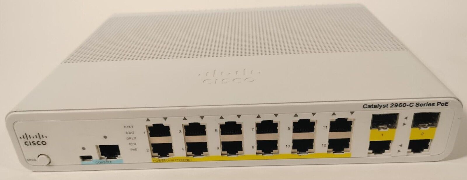 Cisco WS-C2960C-12PC-L - 12 Port PoE 2960C Ethernet Switch