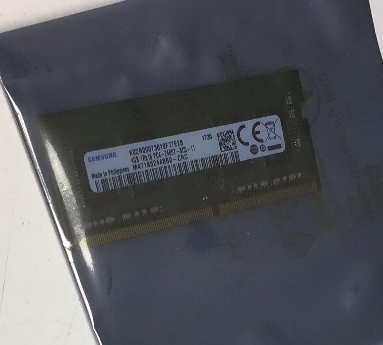 Samsung 4GB PC4-2400T DDR4 SoDimm 2400MHz LAPTOP RAM Memory M471A5244BB0-CRC