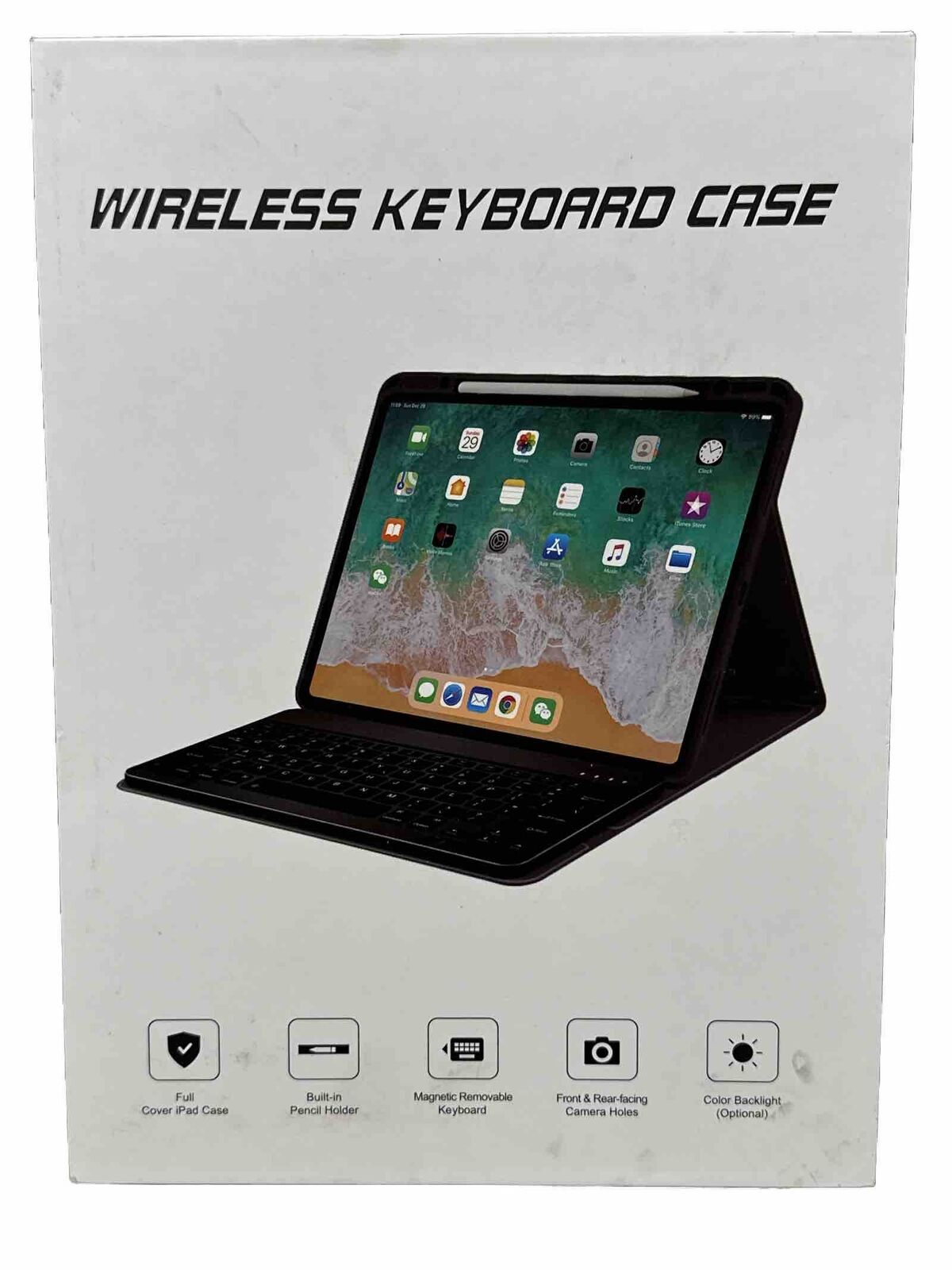 Ultra-Slim Wireless Keyboard And Case to New iPad Air 2020 & iPad Pro 2020