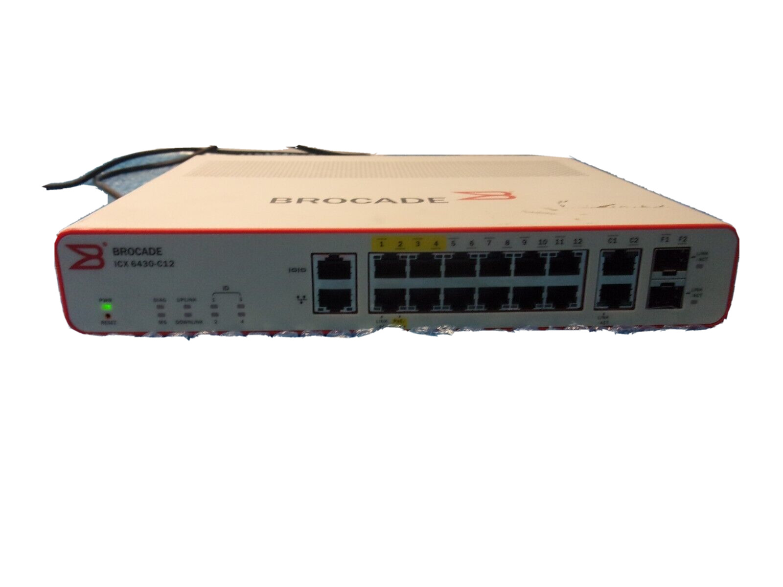 Brocade ICX 6430-C12 Network Switch ( 14 PORT W/4 PoE)