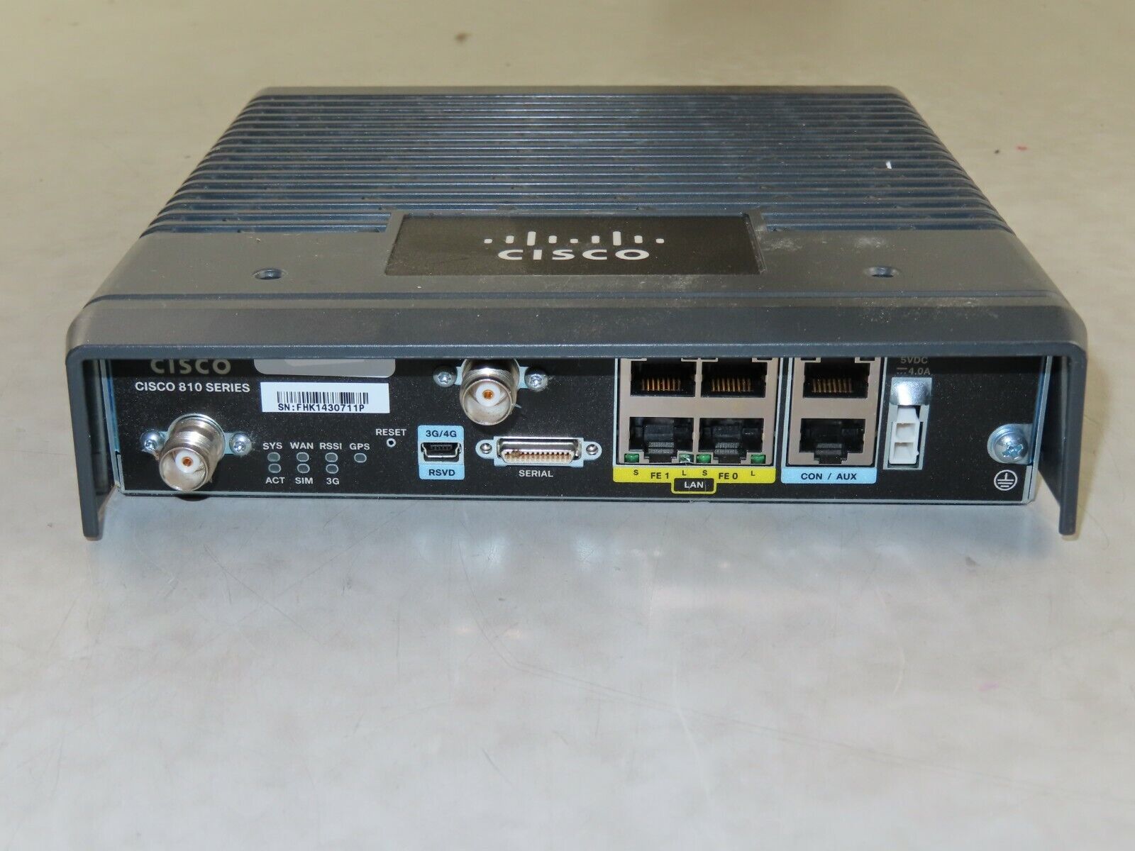Cisco C819H-K9 Router 4G - Hardened Router
