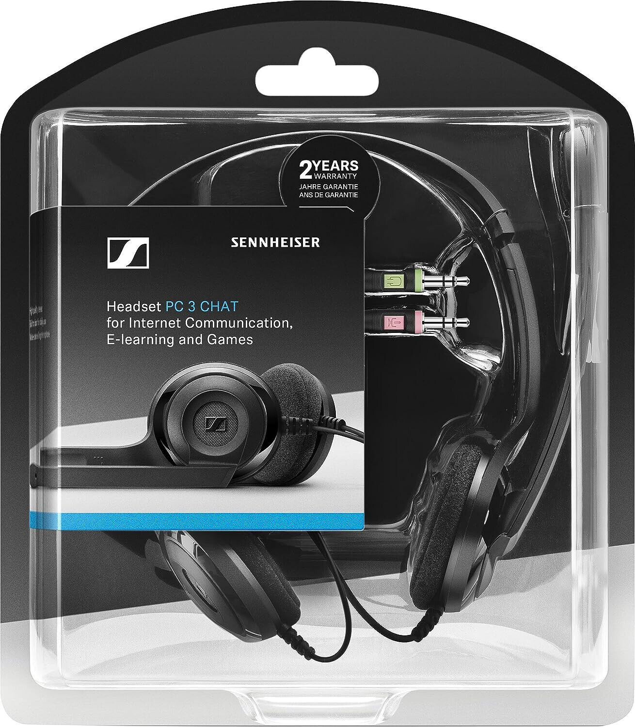 Sennheiser PC 3 Chat - Durable On-Ear Wired  Noise Cancelling Microphone