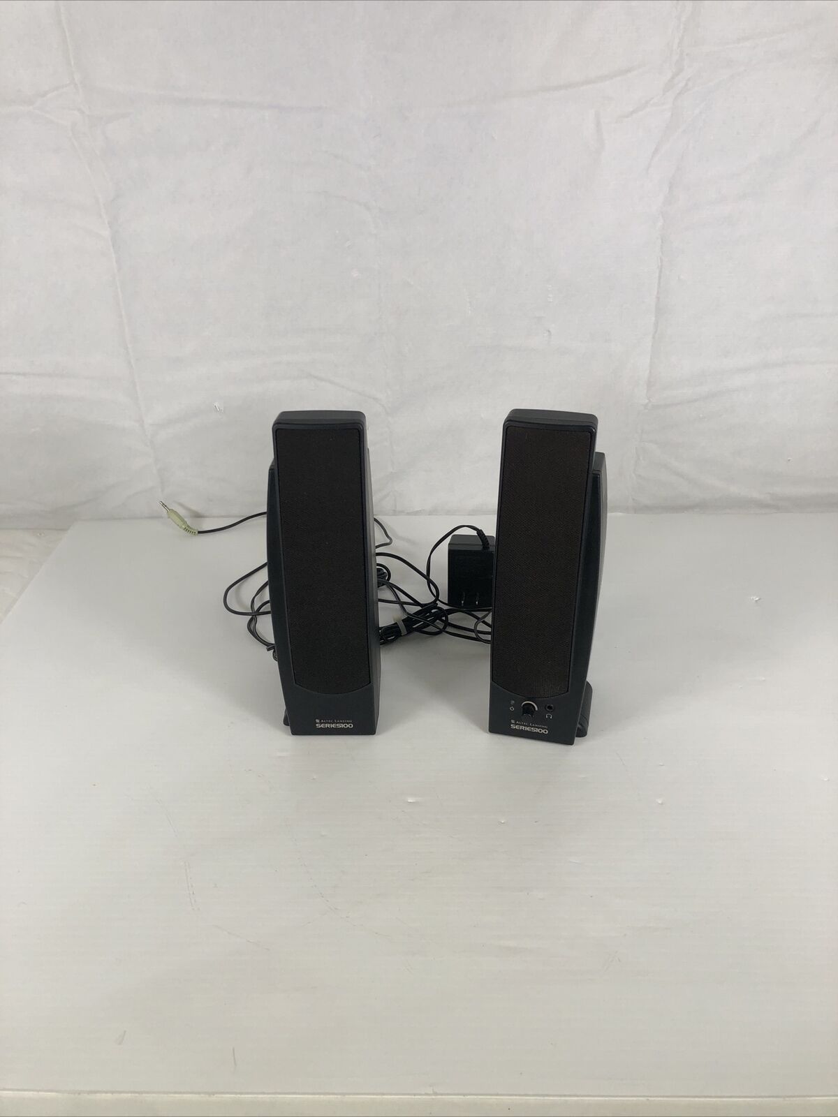 Altec Lansing computer speakers Series 100 Powered Audio Tested, Works