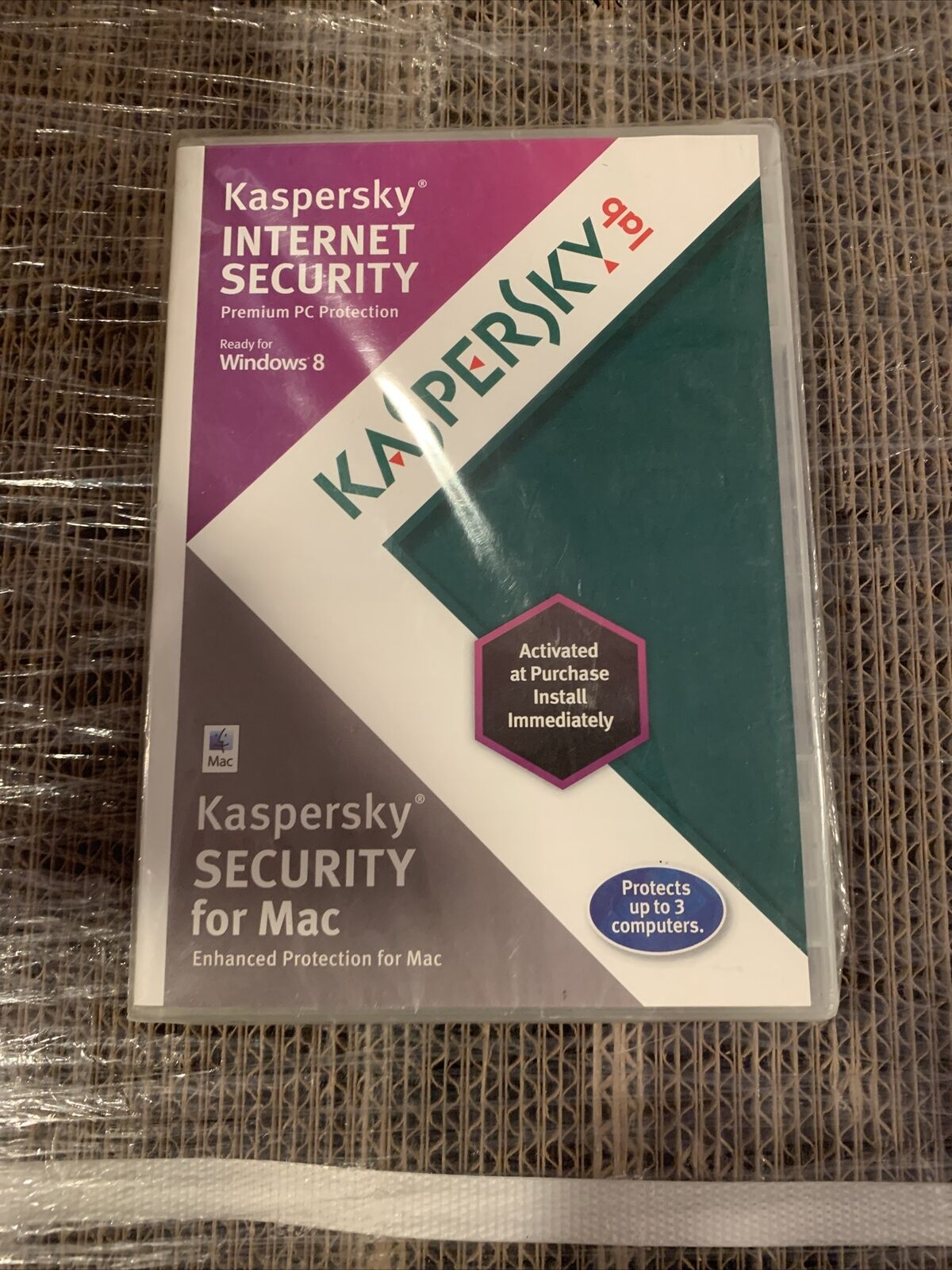 Kaspersky Internet Security For Mac 3 Computers Protection 2013 New & Sealed
