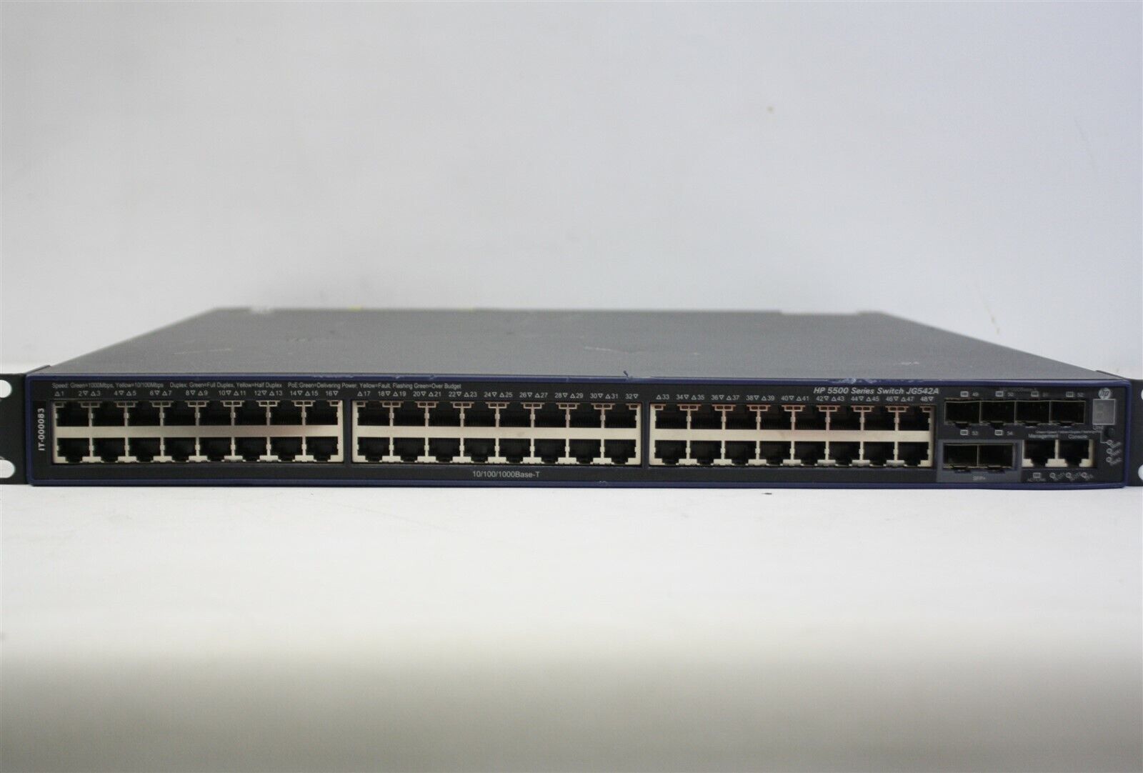 HP 5500 HI Gigabit Ethernet Switch HP5500-48G-PoE+-SFP PoE+ 720w SFP Managed