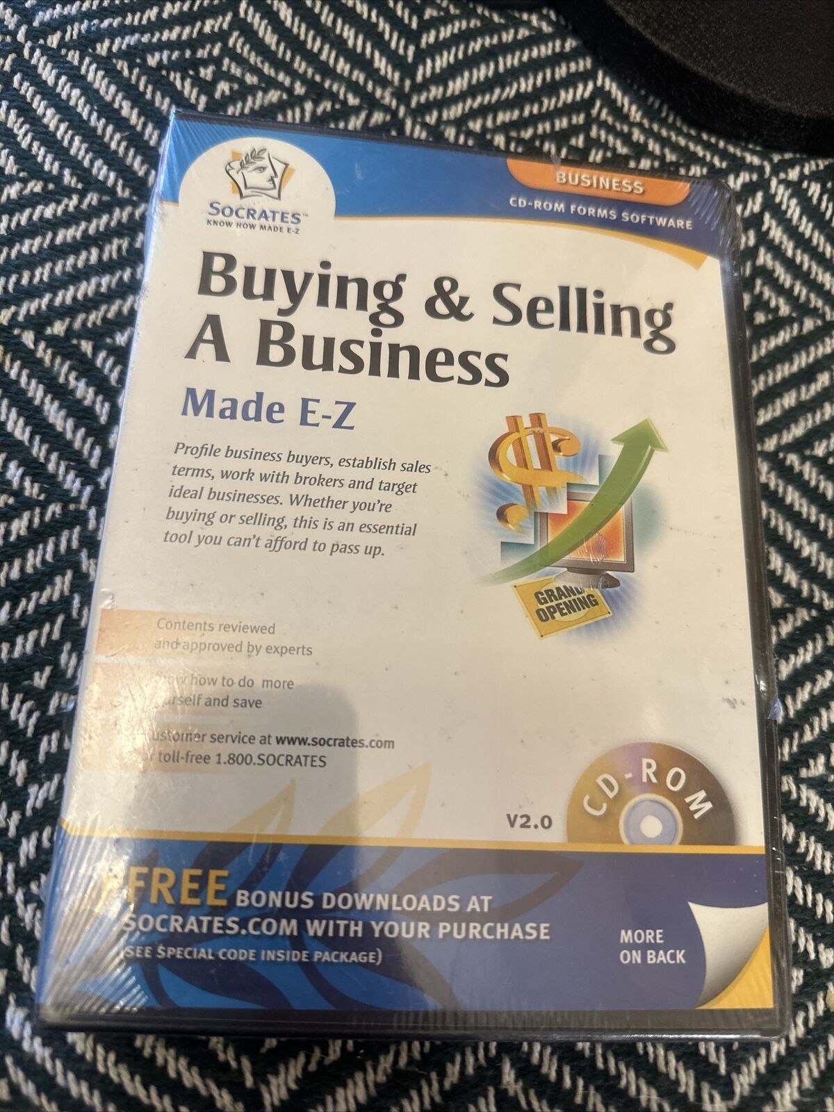 Socrates - Buying & Selling A Business Made E-Z V2.0 (CDRom 2004) Brand New