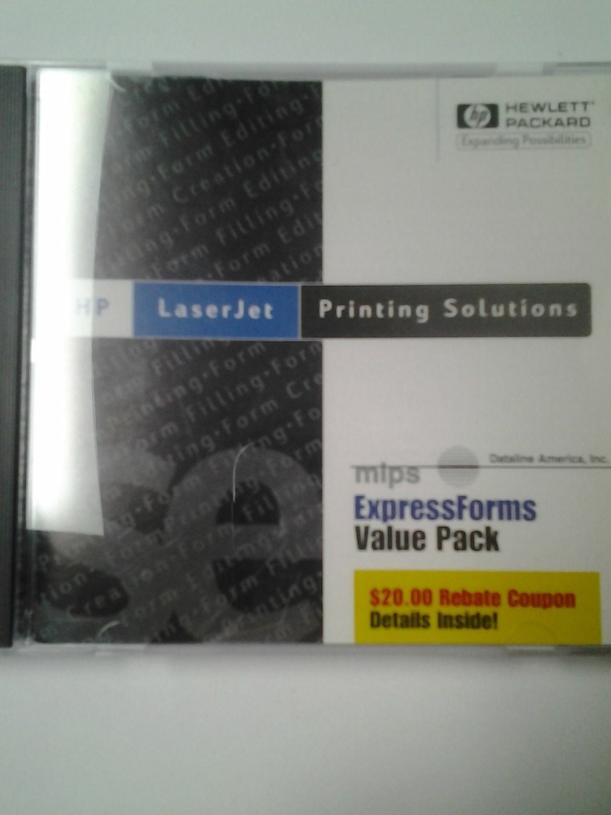 Mips ExpressForms for HP LaserJet Printers Software CD