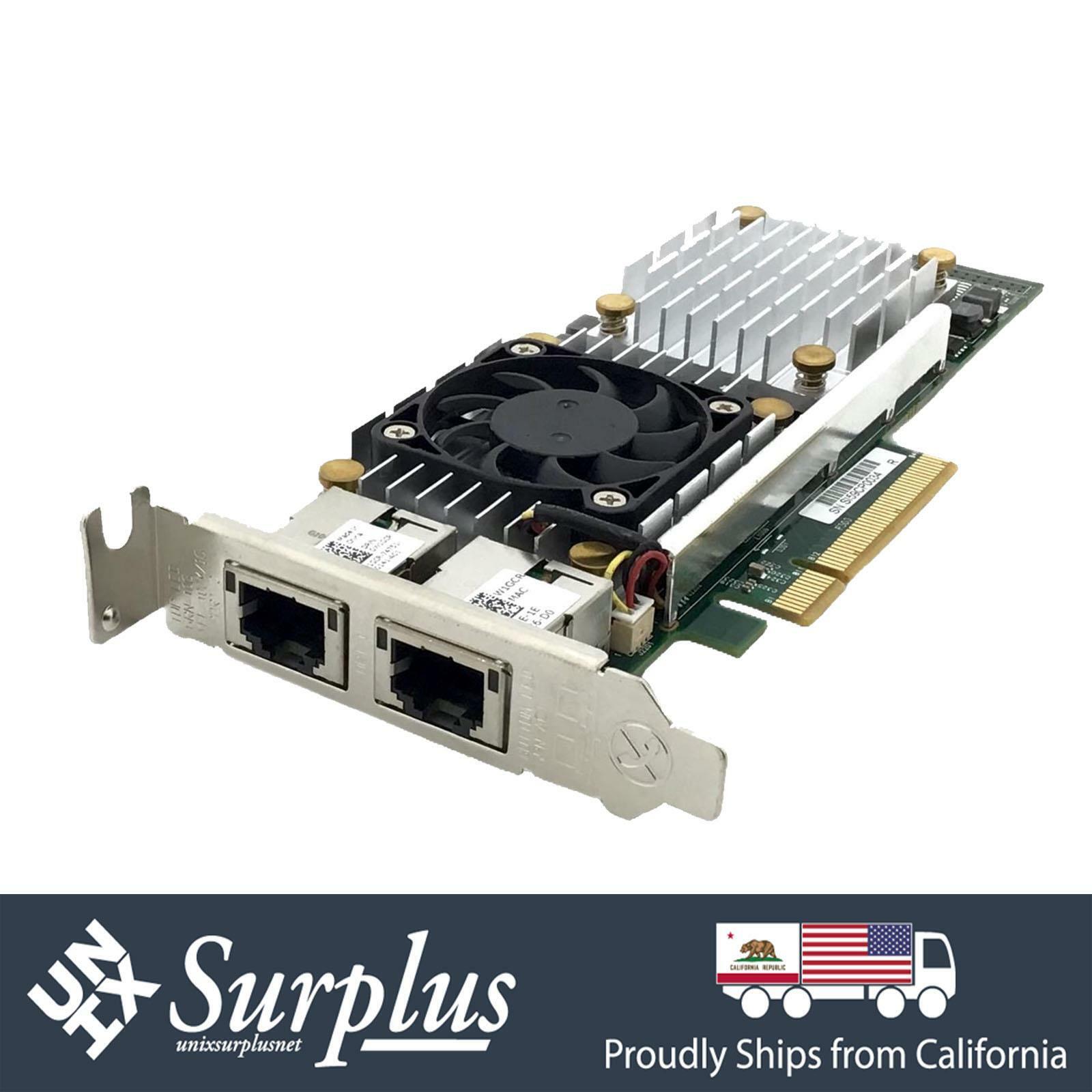 Dell Broadcom 57810S Dual Port 10GbE BASE-T PCI-E Converged Adapter Low Bracket