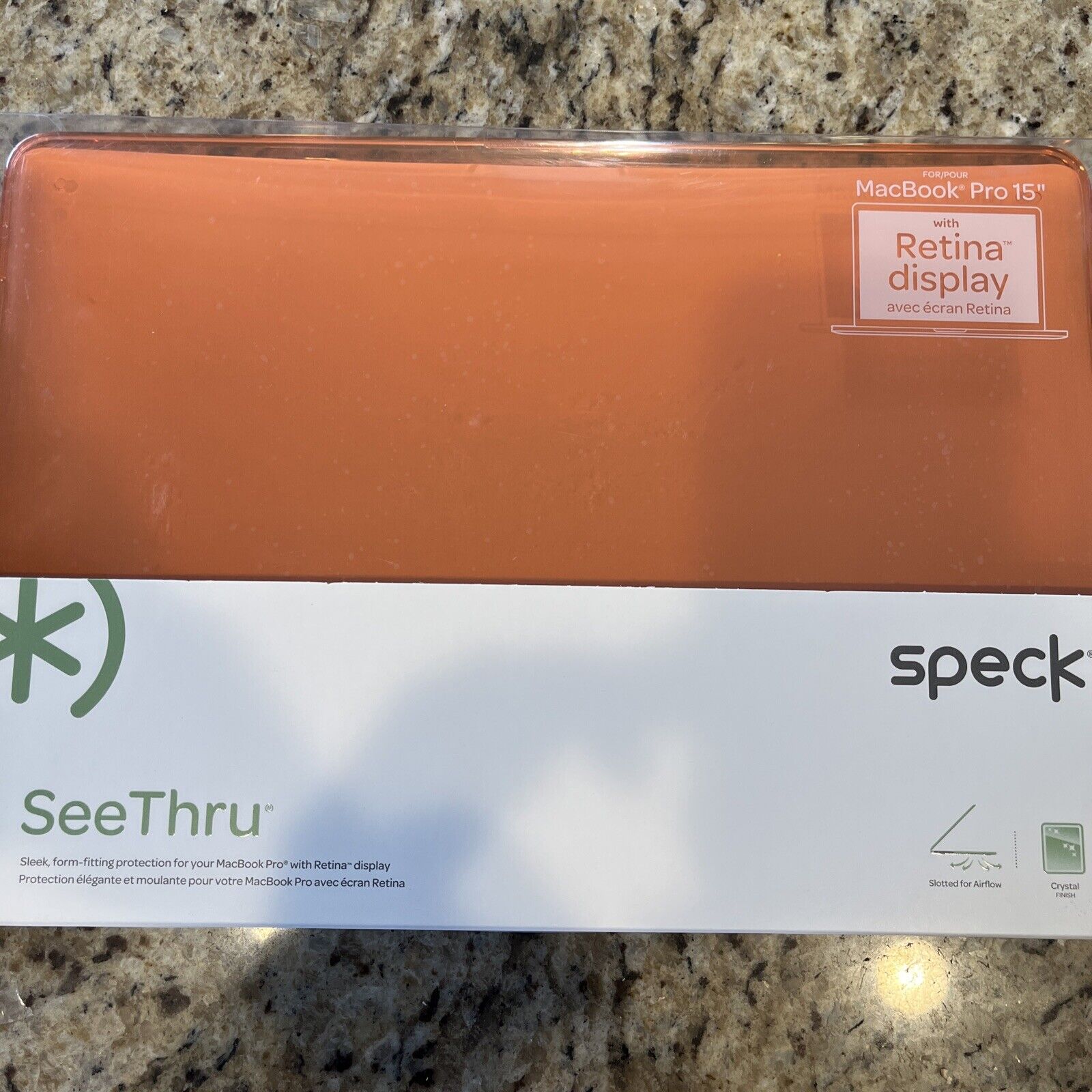 Speck SeeThru Case Macbook Pro Retina 15 Inch Wild Salmon