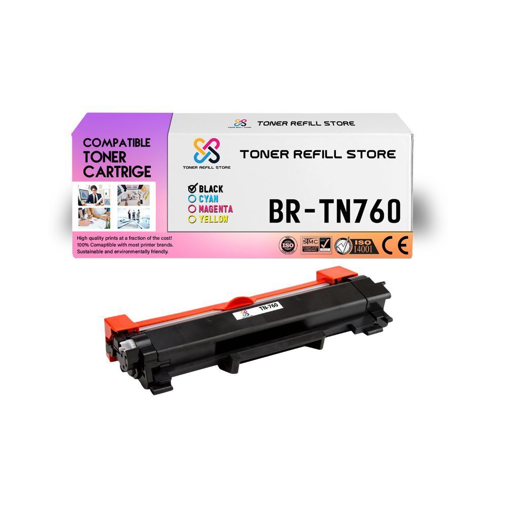 TRS TN760 Black HY Compatible for Brother HLL2350DW L2370DW Toner Cartridge