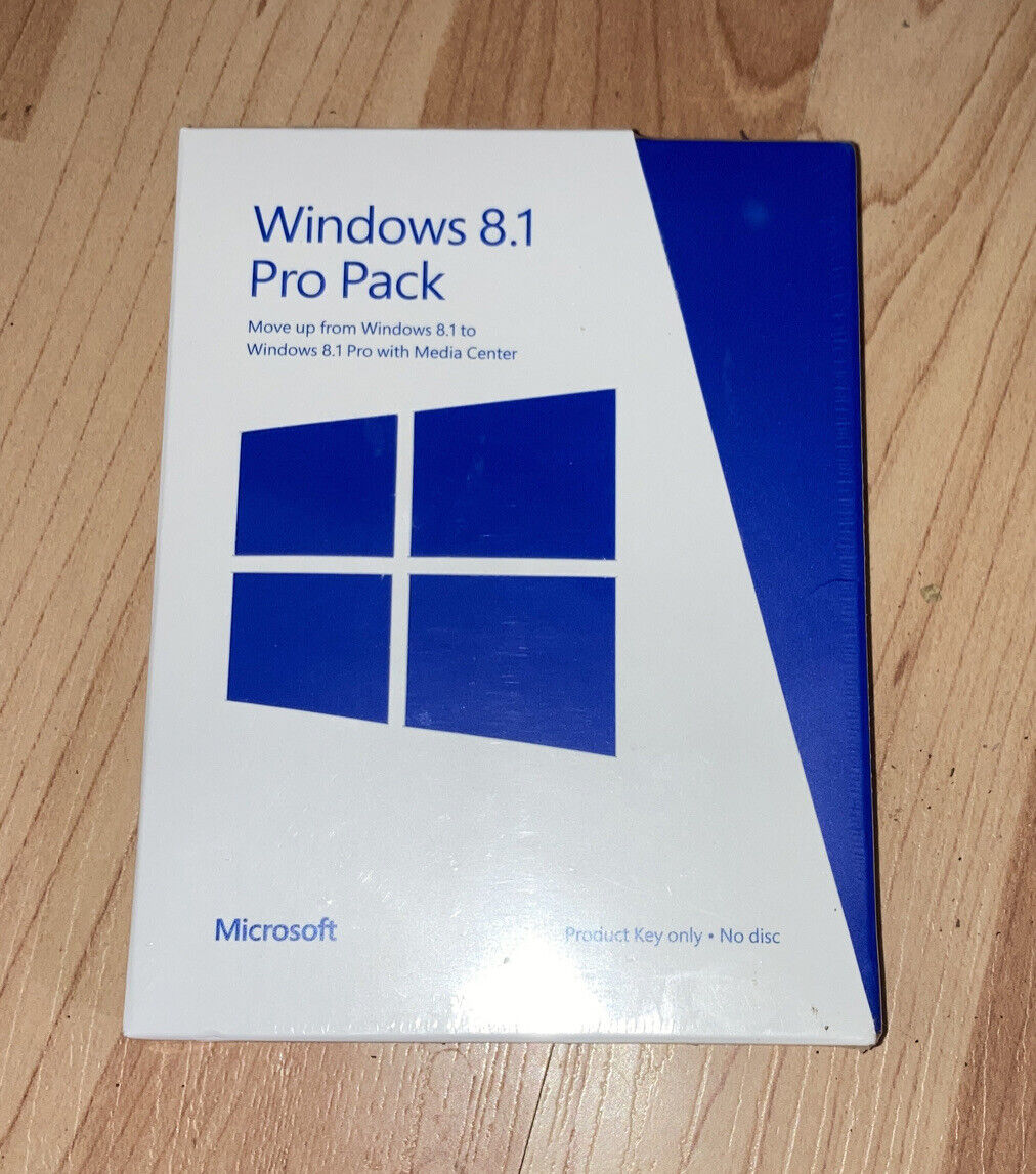 Microsoft Windows 8.1 Pro Pack New Still Sealed Product Key Only