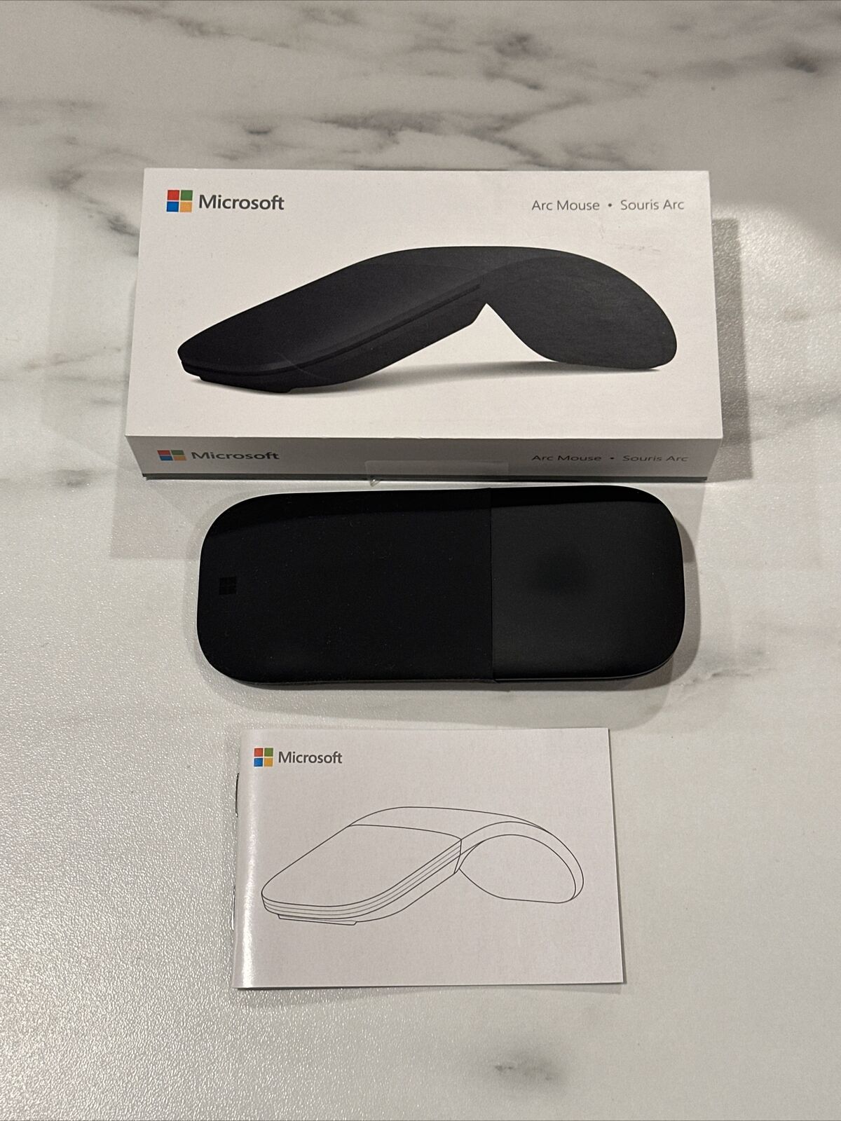 Microsoft - Surface Arc Wireless Bluetooth Mouse - Black