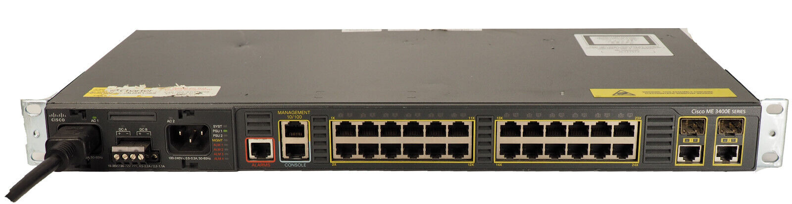 Cisco  ME (ME-3400E-24TS-M) 24-Ports-Ports External Ethernet Switch