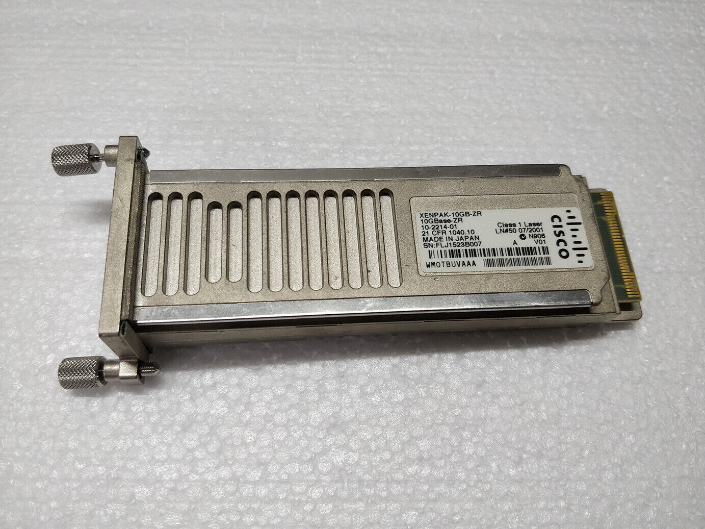 Cisco XENPAK-10GB-ZR 10GBASE-ZR XENPAK 1550nm Single Mode Compatible Transceiver