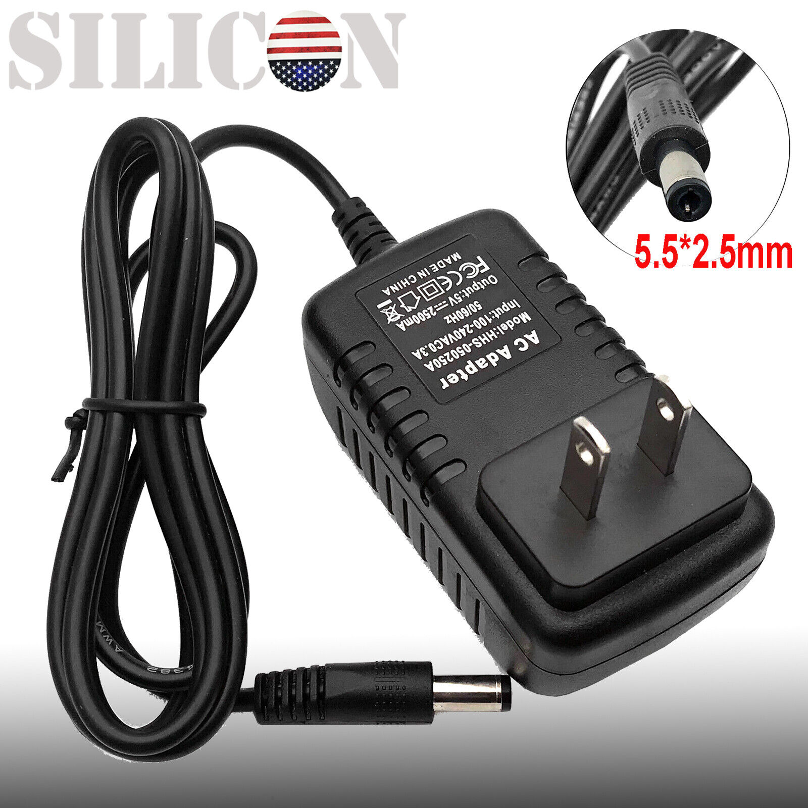 5V 2.5A AC Adapter Wall Charger For Cisco SPA501G SPA502G SPA504G Power Supply