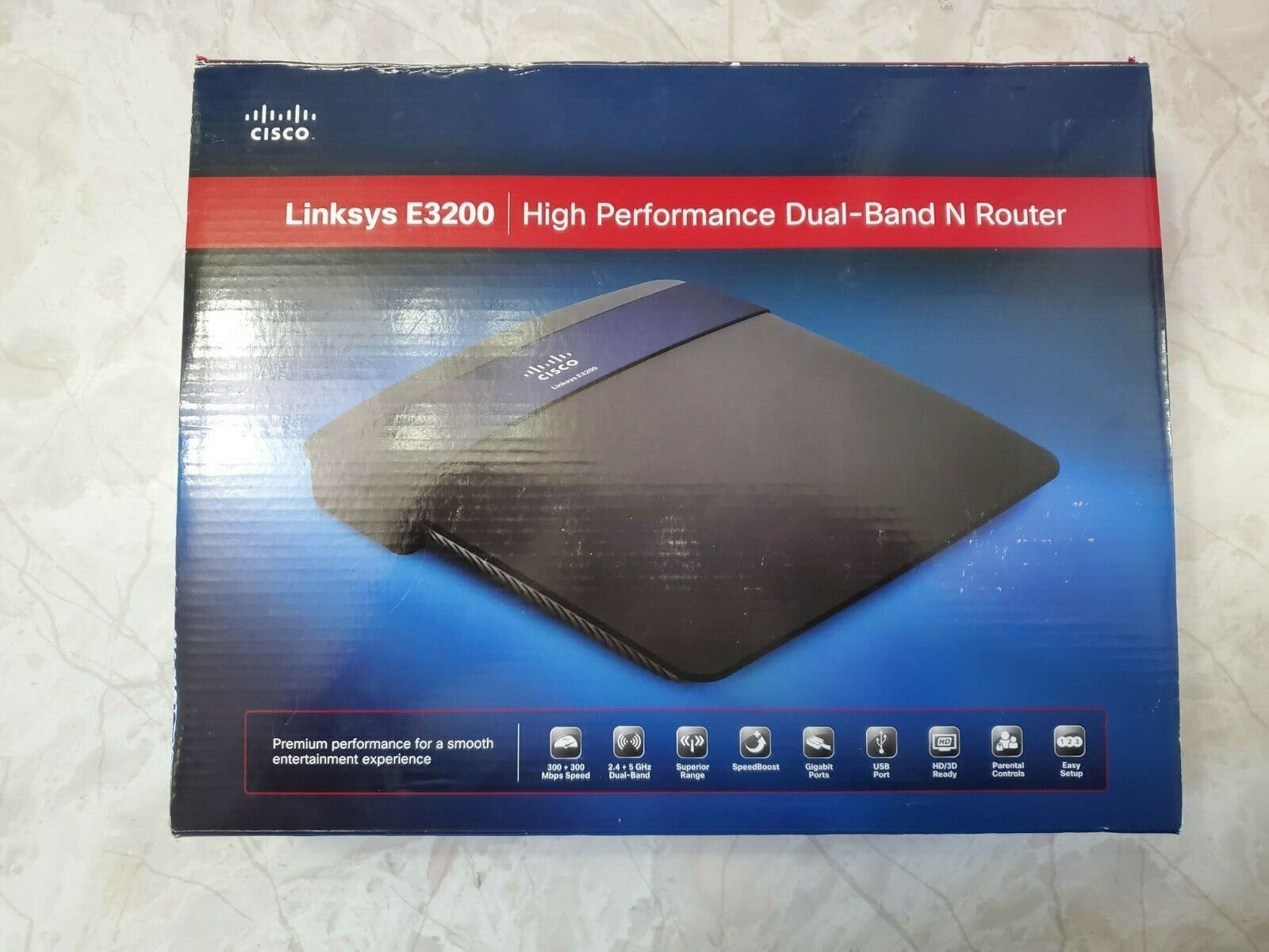 Linksys E3200 Gigabit Dual Band DD-WRT Wireless Router Repeater USB