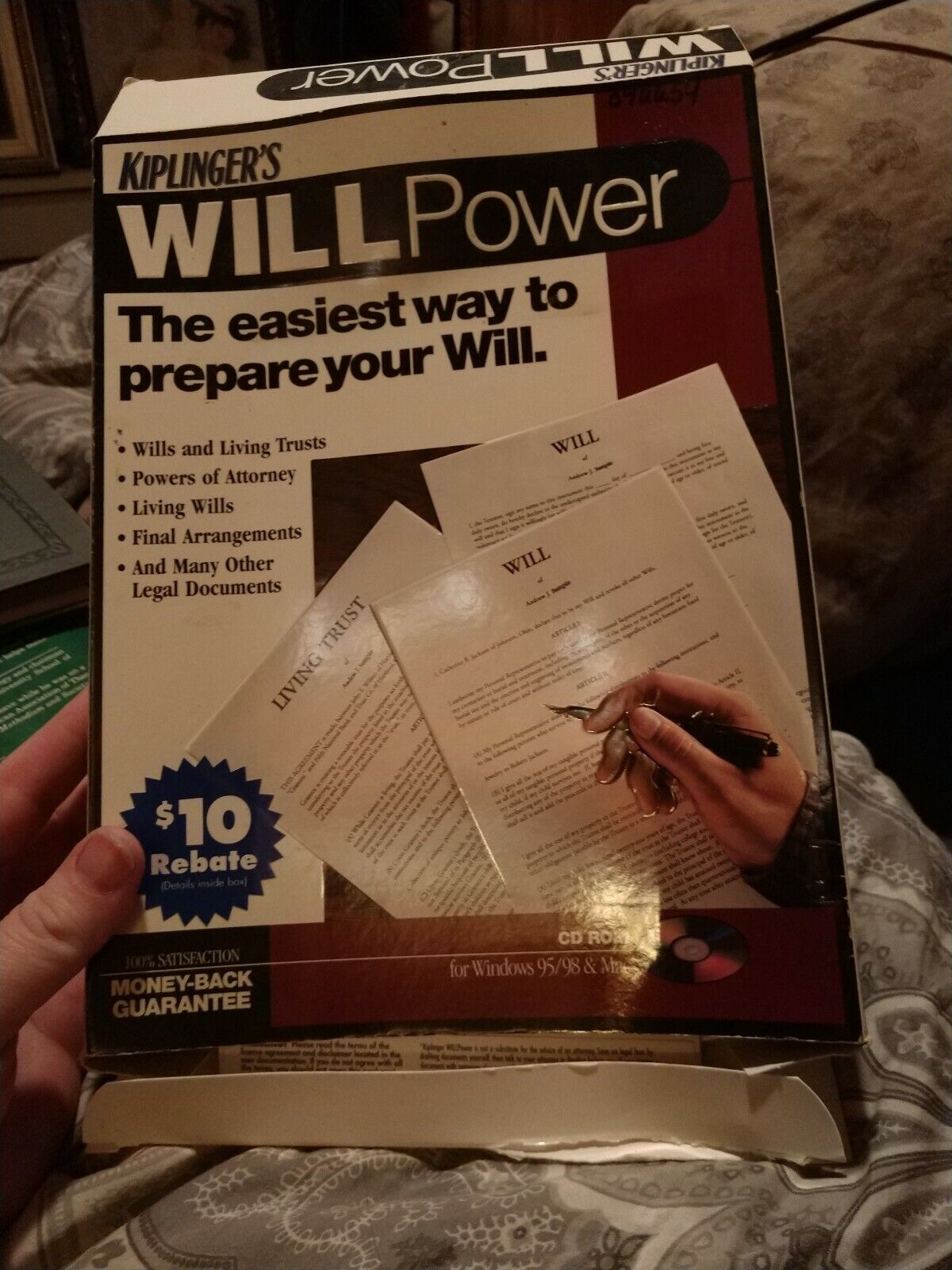 Kiplingers Will Power / WillPower Deluxe 1999 Software (CD-ROM)