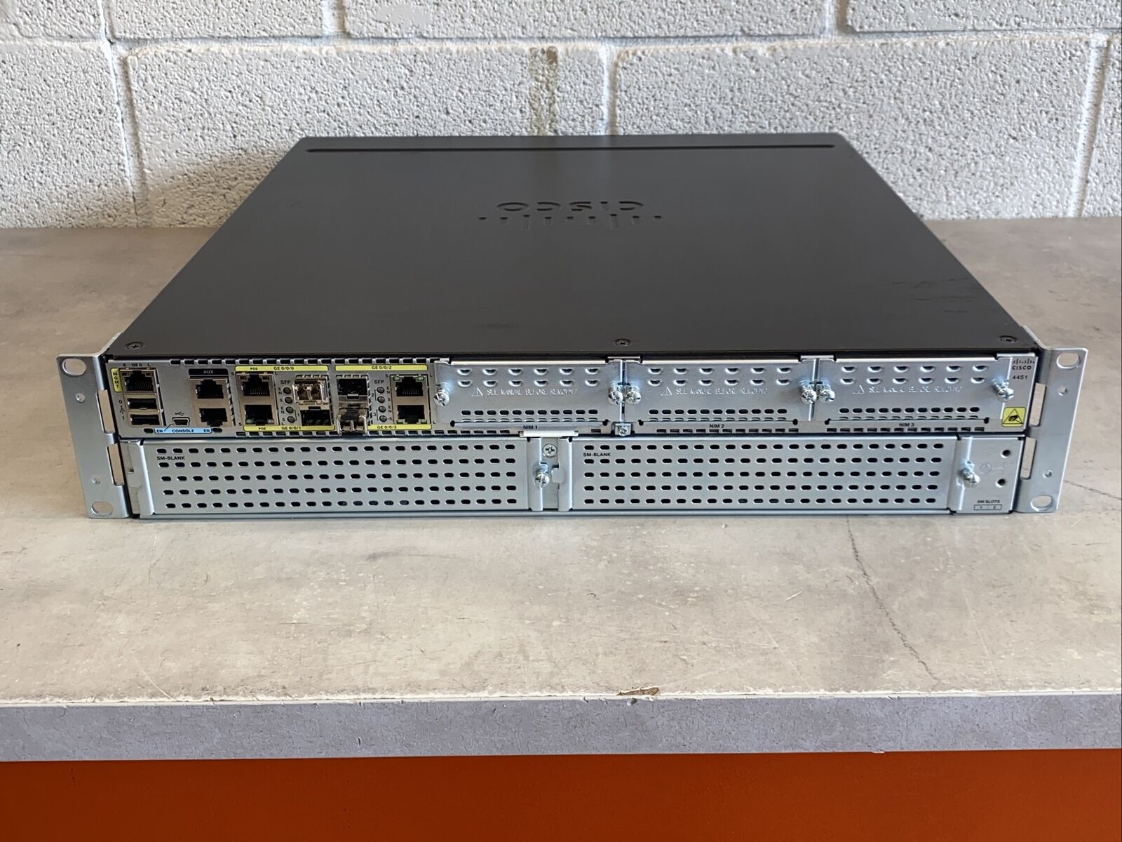 Cisco ISR4451-X/K9 V07 4400 Series Integrated Services Router w/ 2x 450W PSUs