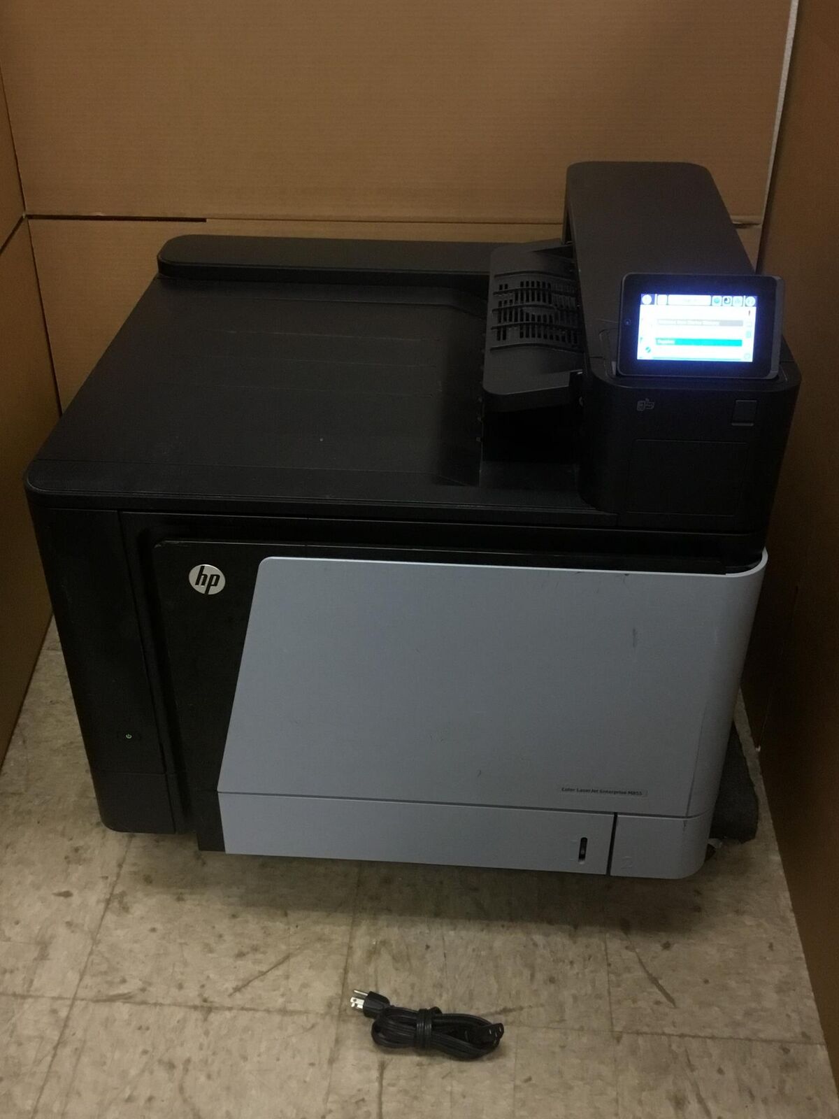 HP Laserjet M855 Enterprise Color Printer AS/IS For Parts Can\'t Test No Returns