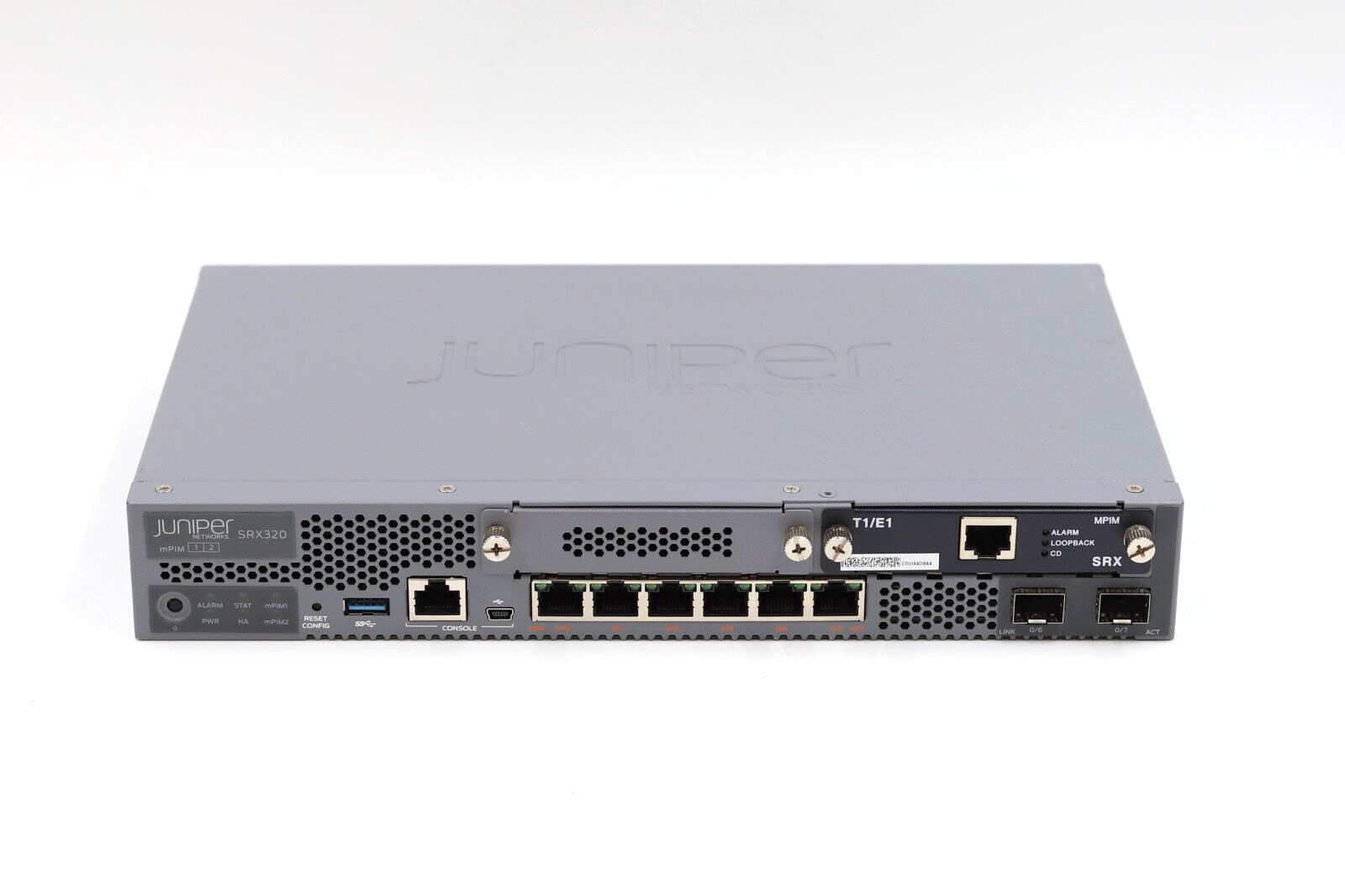 Juniper Networks SRX320-POE 6-Port Service Gateway Security Appliance Tested