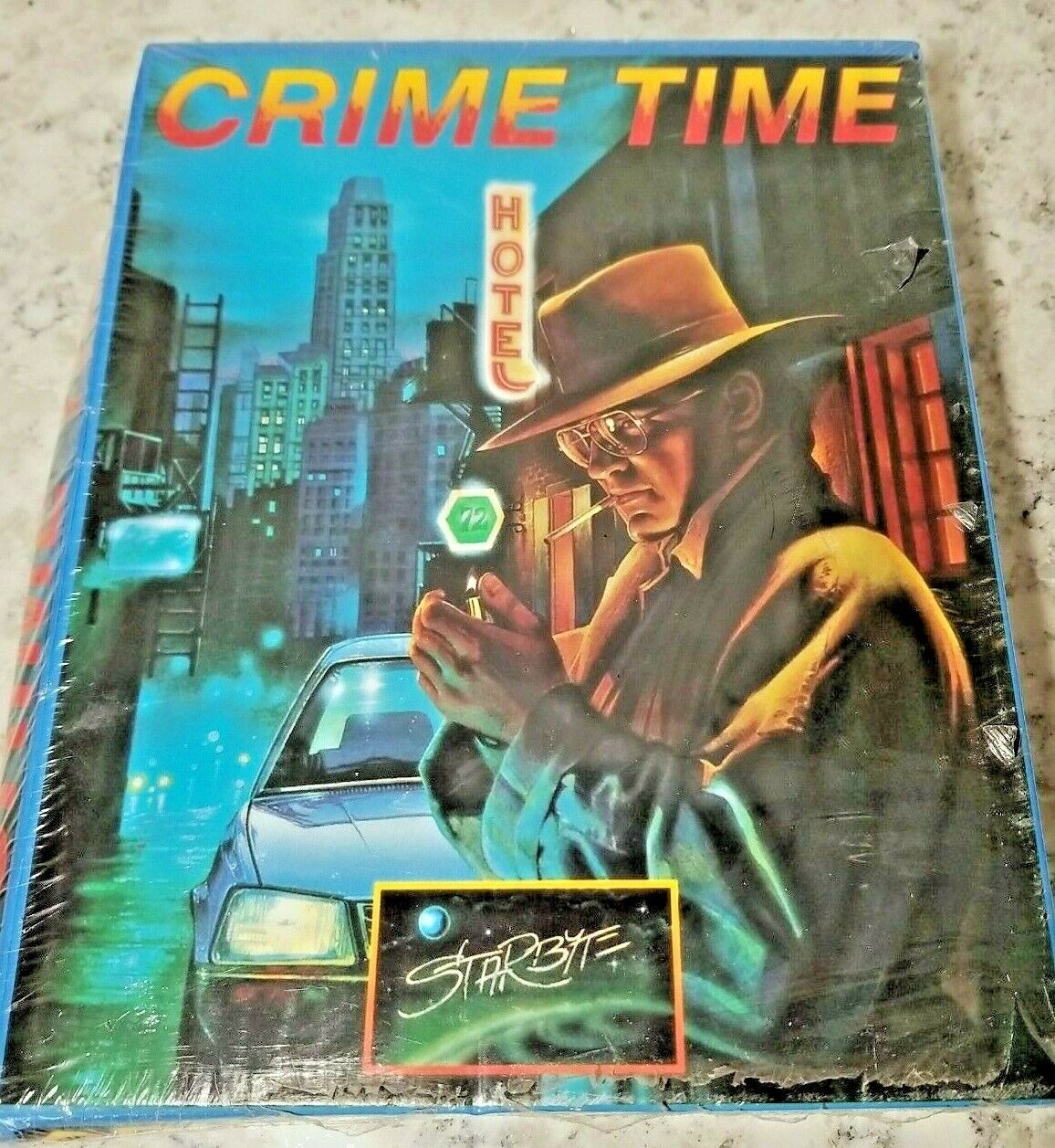 Crime Time Game for IBM 3.5 Sealed Atari Starbyte Collectible Vintage RARE 