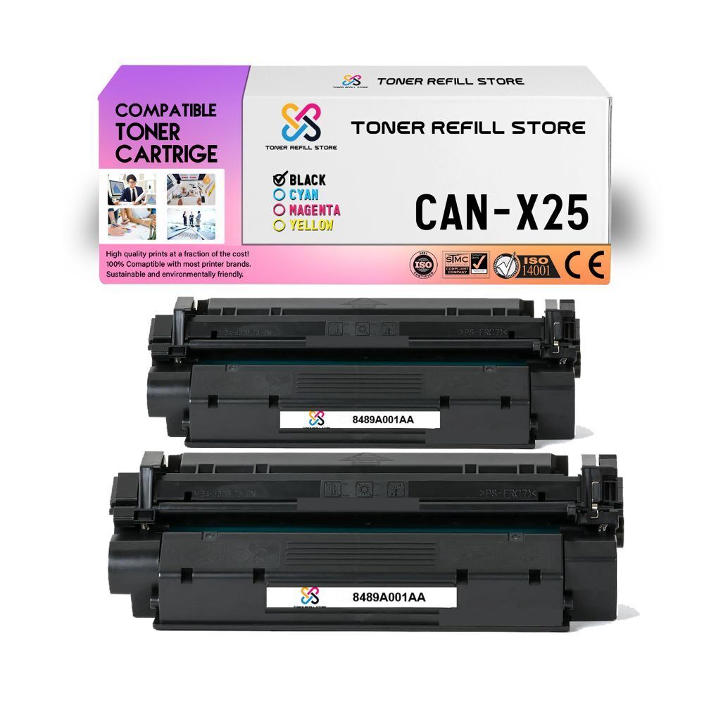 2Pk TRS 8489A001AA Black Compatible for Canon LBP3200 LBP3210 Toner Cartridge