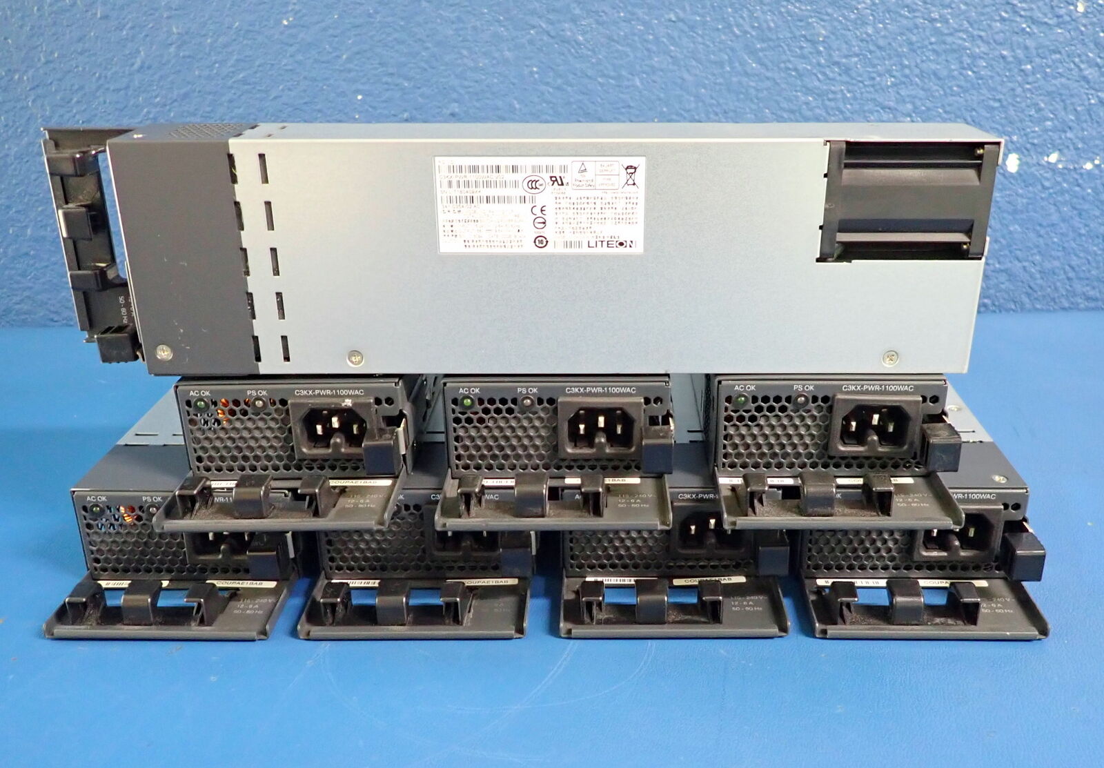 Cisco Catalyst C3KX-PWR-1100WAC 1100W Power Supply | Lot of 8