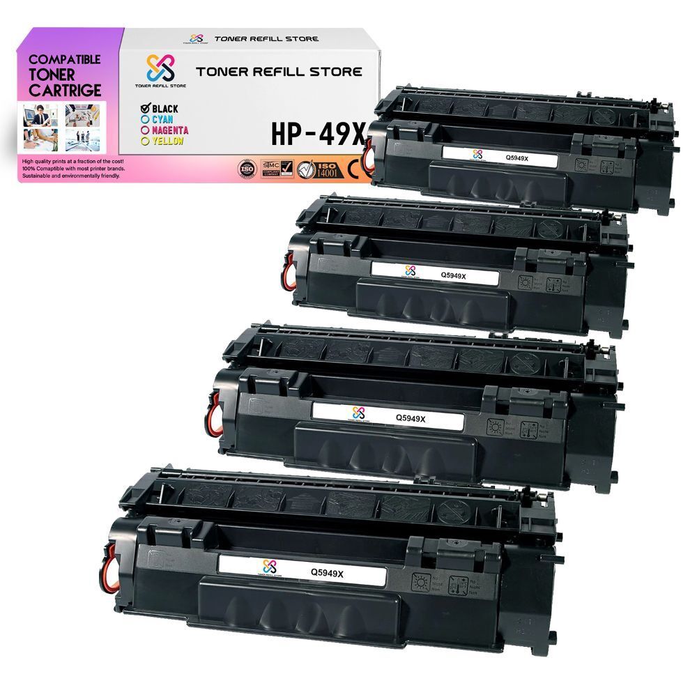 2Pk TRS 49X Q5949X Black HY Compatible for HP LaserJet 1320n Toner Cartridge