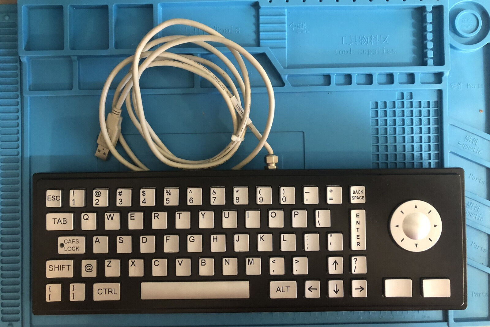 NEW OIT QVP01T Industrial Kiosk Custom Rugged Keyboard & Mouse | USB