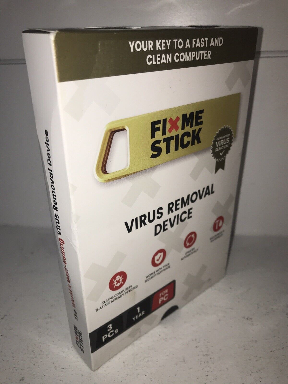 Fix Me Stick FixMeStick FixMe Virus Removal Device for PC 1 Year 3 PCs New