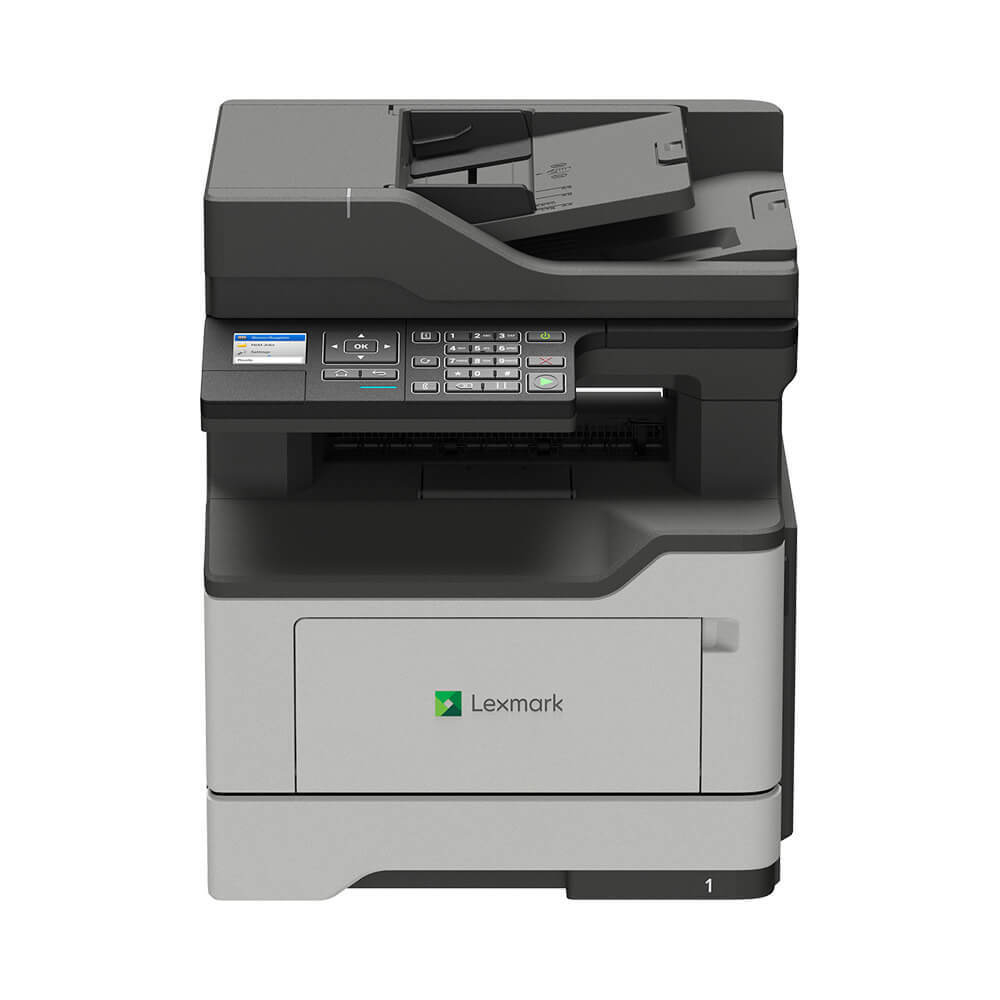 Lexmark XM1246 MFP mono laser Printer Copy Fax Scan with toner low count