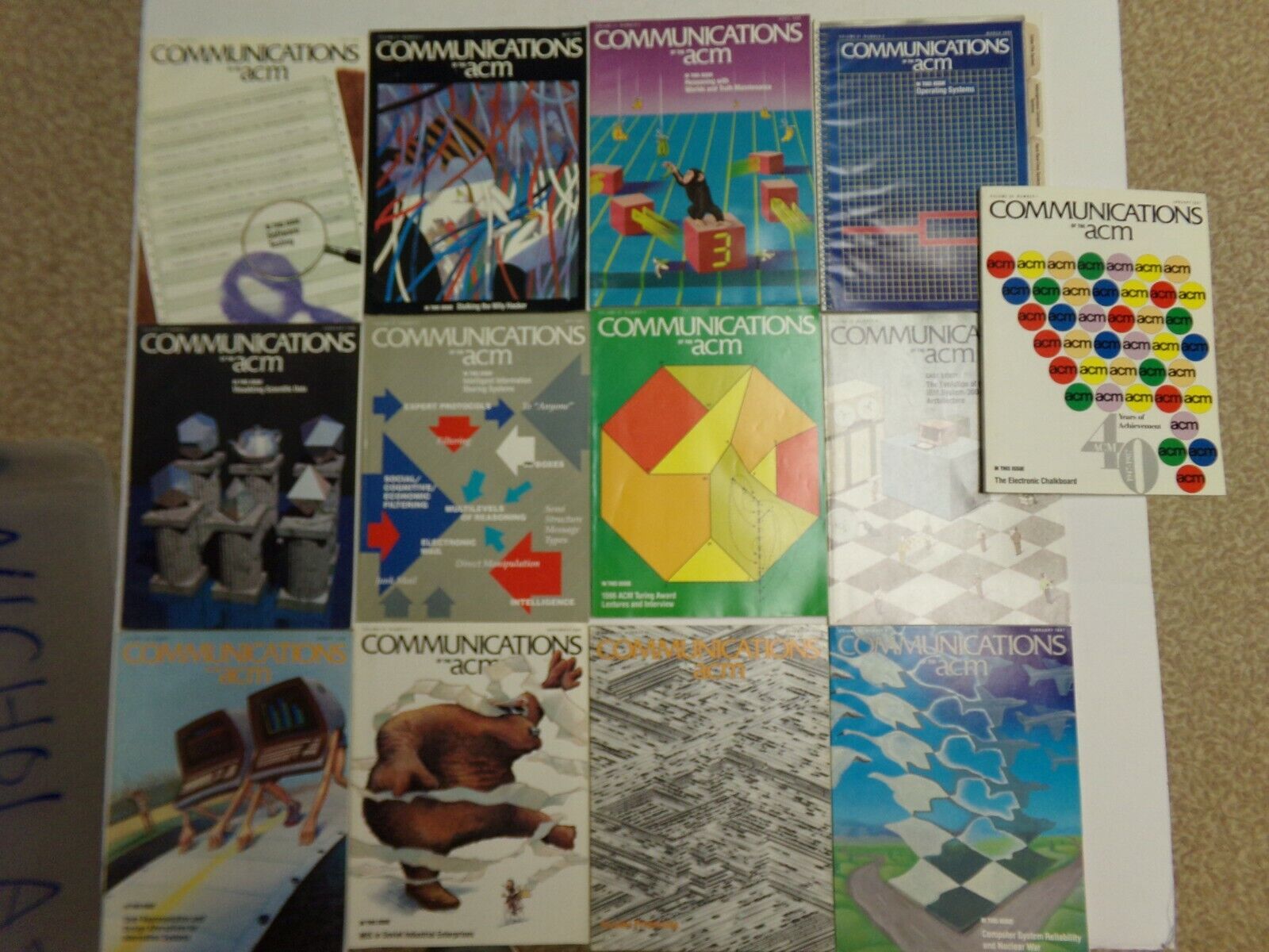 vintage computer magazine Communications of the ACM