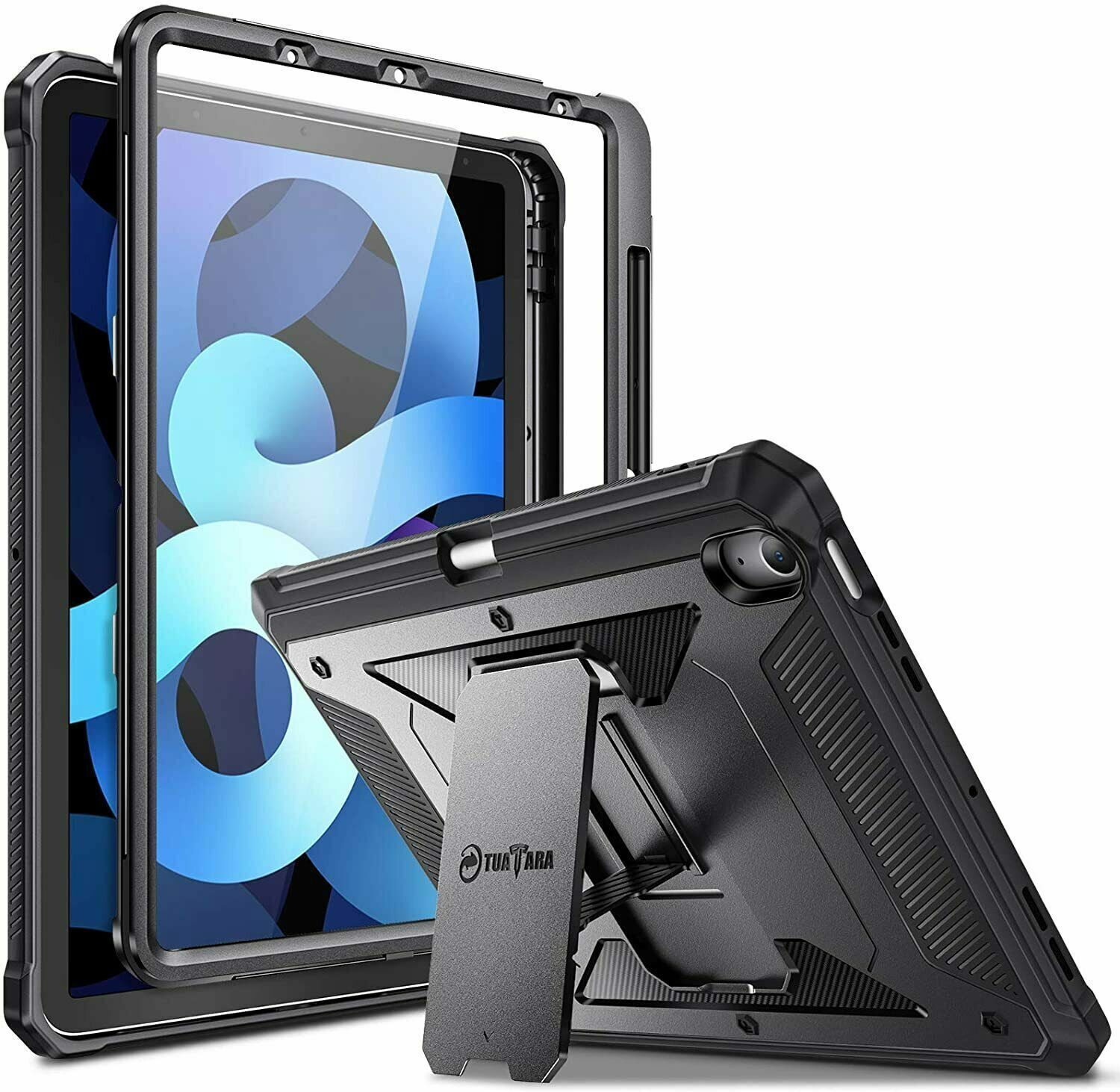 Shockproof Case for iPad Air 5th Gen 2022 Heavy Duty Protective Kickstand Cover