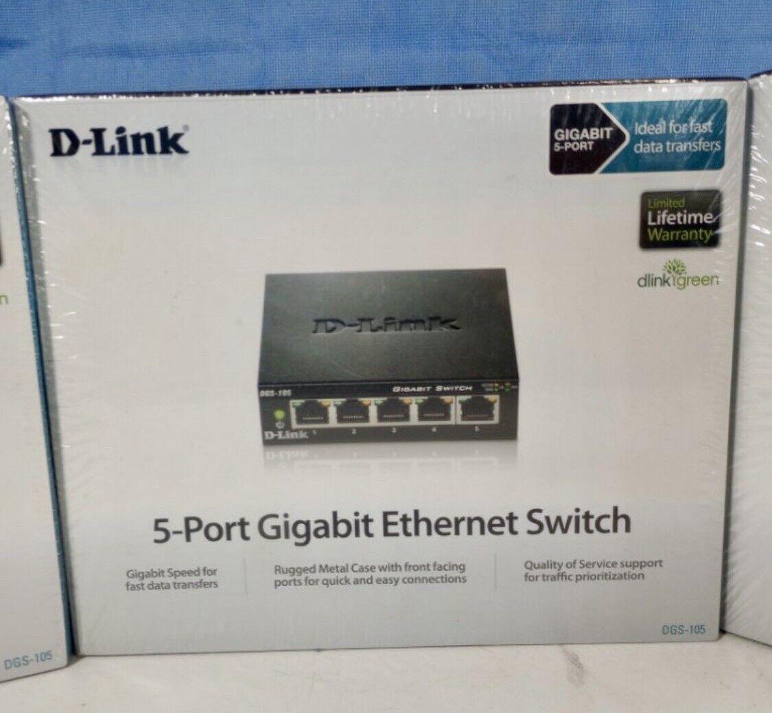 D-Link DGS (DGS-105) 5-Port External Switch