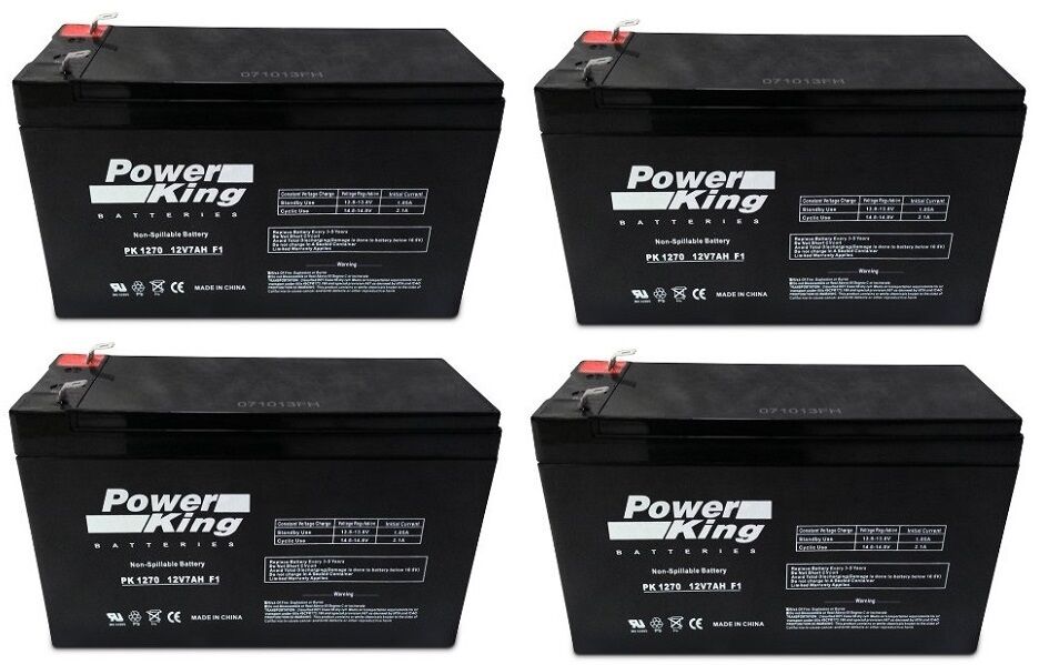APC Smart-UPS 1500 RM 2U Battery Replacement Batteries - Kit of 4
