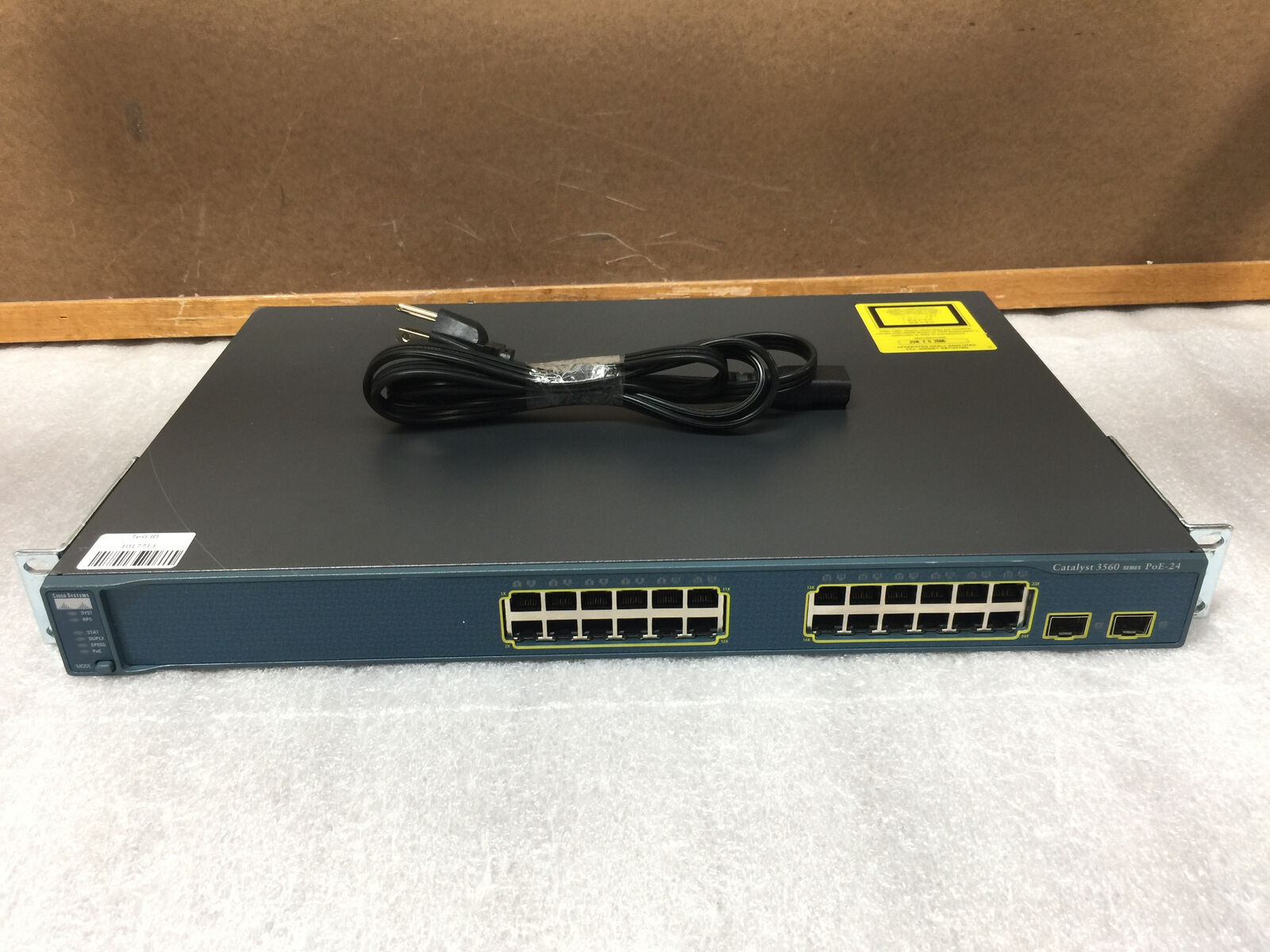 Cisco WS-C3560-24PS-S V06 Catalyst 3560 Series PoE-24 Ethernet Network Switch