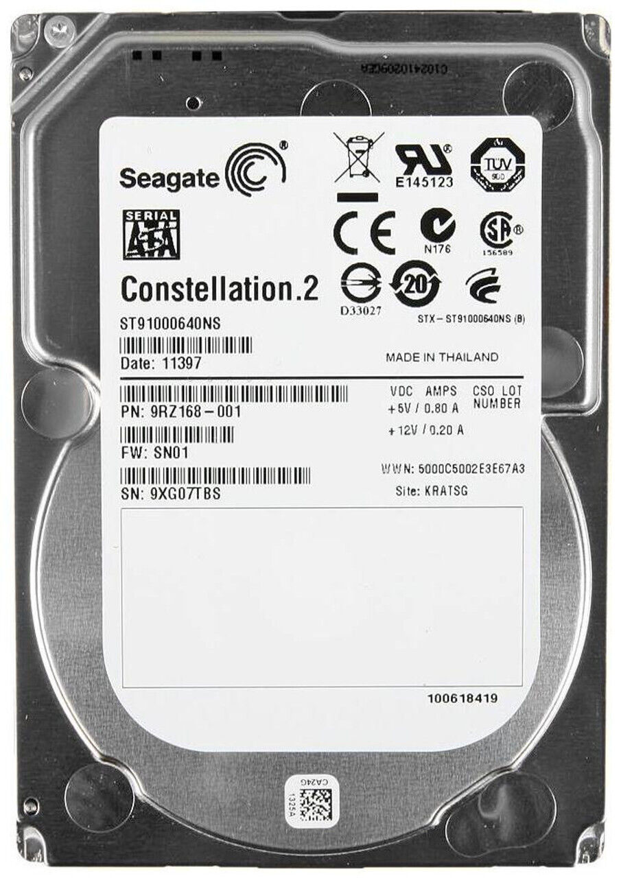 Seagate Constellation.2 1000GB Internal 7200RPM 2.5