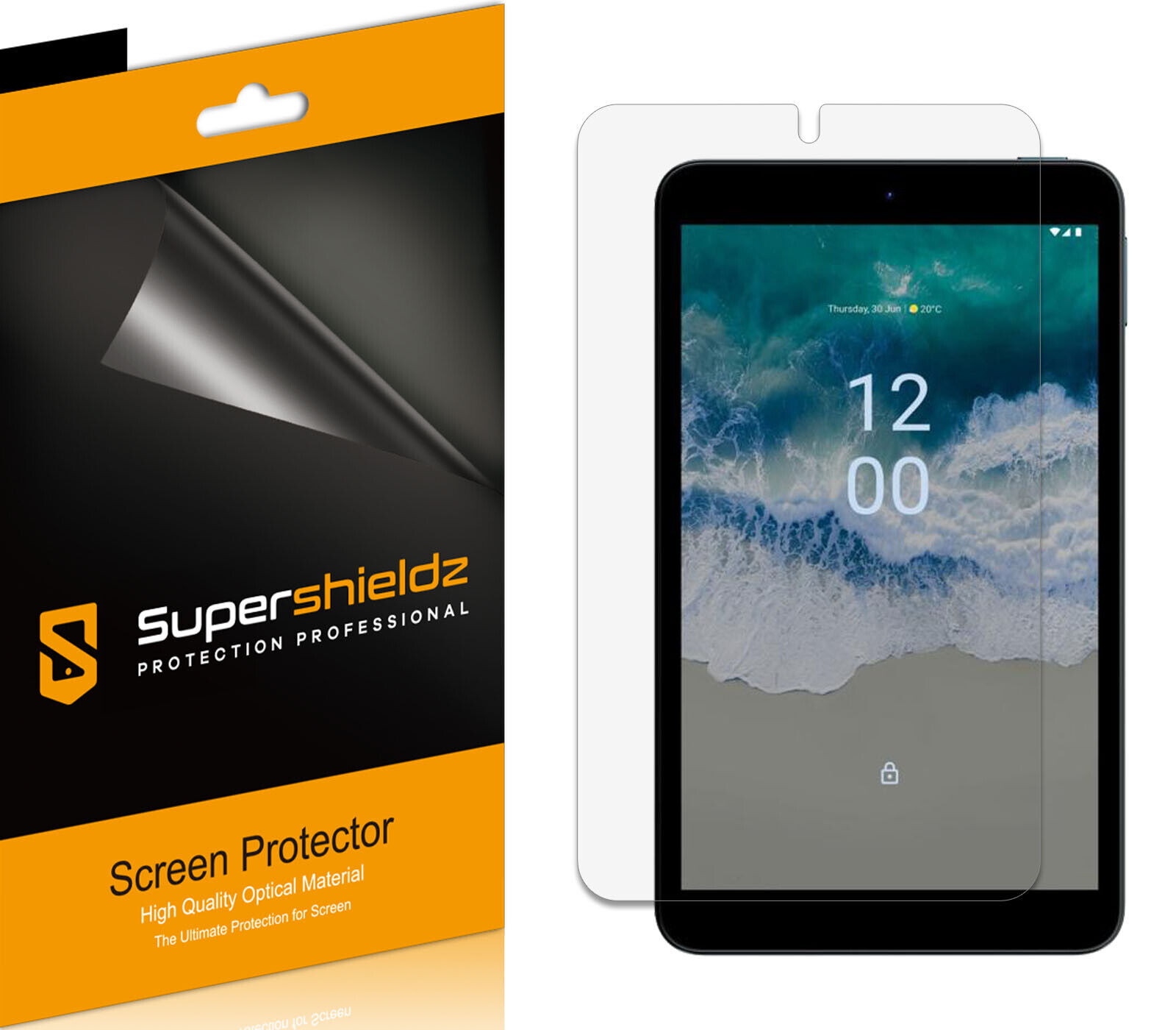 3X Supershieldz Clear Screen Protector Saver for Nokia T10 Tablet 8 inch