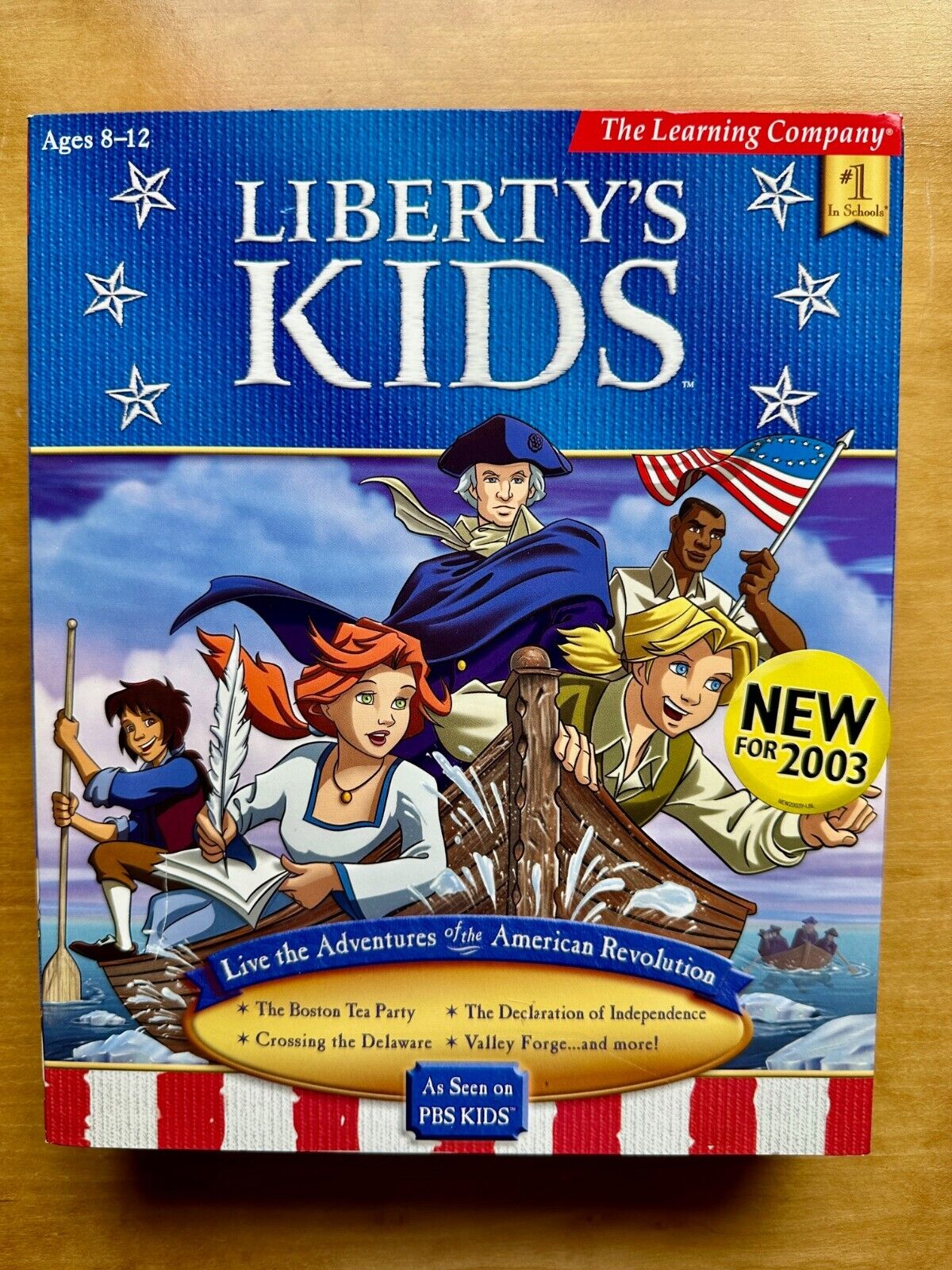 Liberty\'s Kids American Revolution PC Game PBS KIDS New for 2003 Ages 8-12