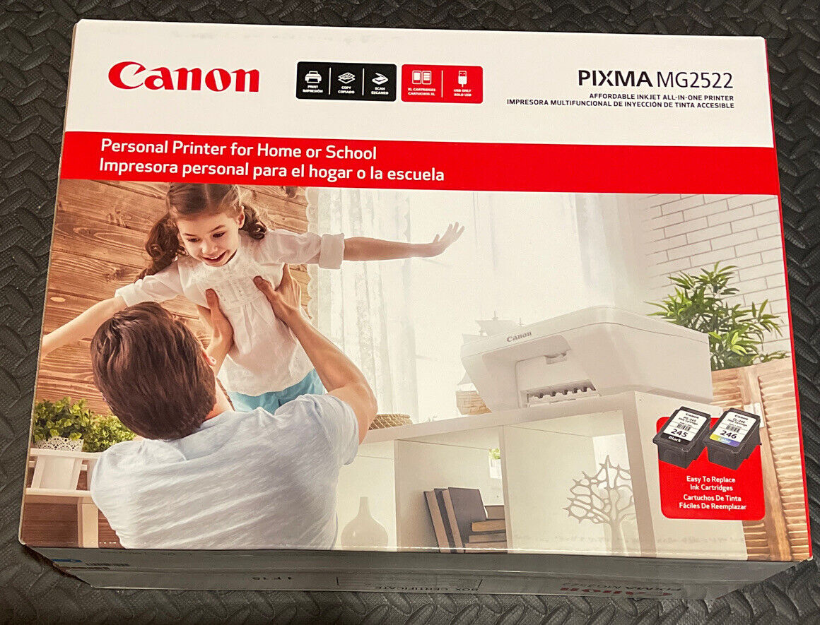 Canon PIXMA MG2522 Wired All-In-One Color Inkjet Printer Scanner Copier New 🖨