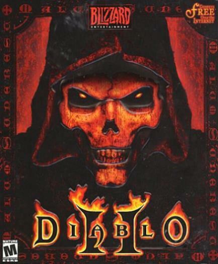 Diablo II 2 PC CD fantasy hack slash dungeon role-playing creatures RPG game