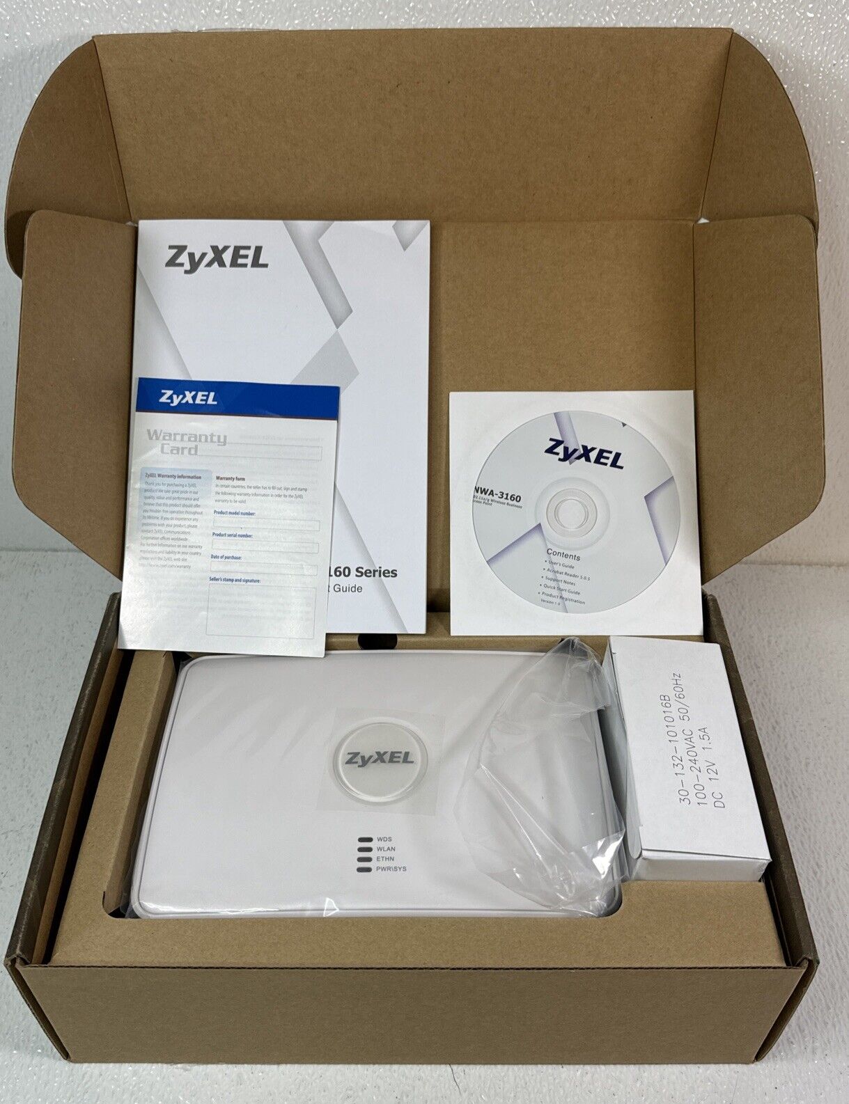 Zyxel NWA-3160 Wireless 54 Mbps Dual-Band Hybrid Ethernet Port Access Point NEW 
