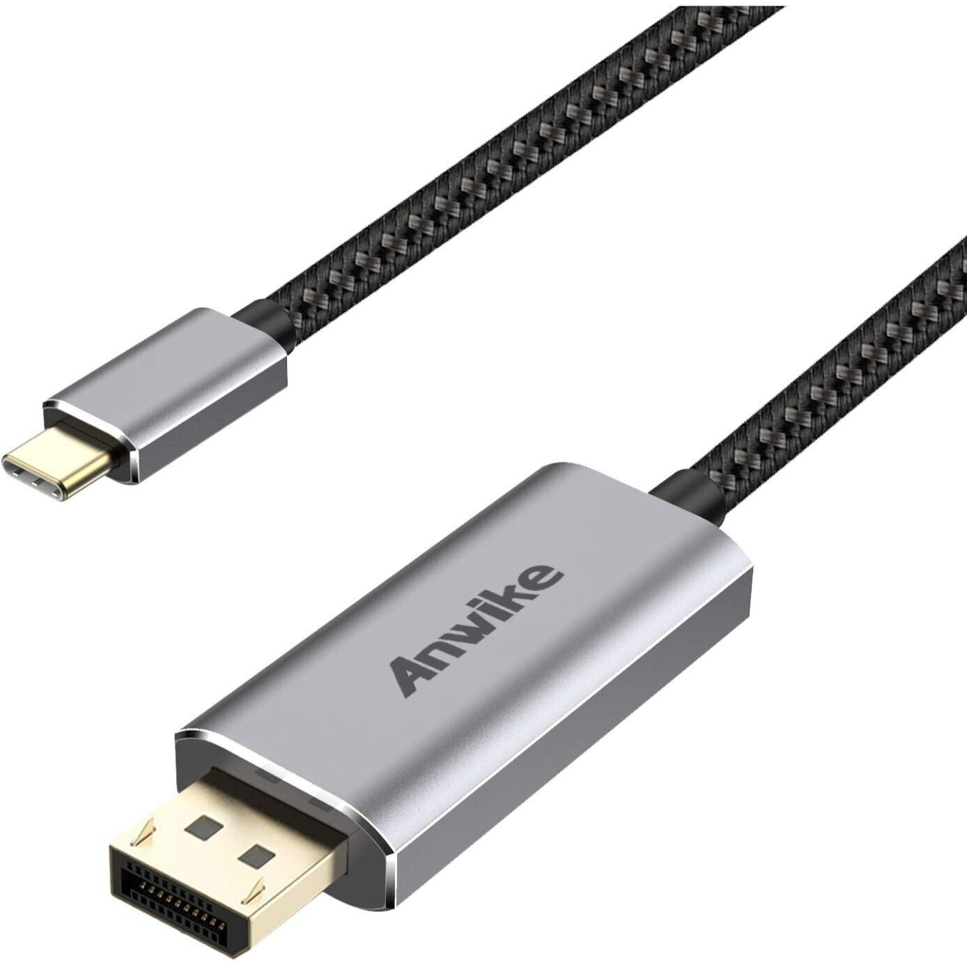 USB C to DisplayPort Cable 4K(6ft), USB 3.1 Type C Thunderbolt 3 Compatible