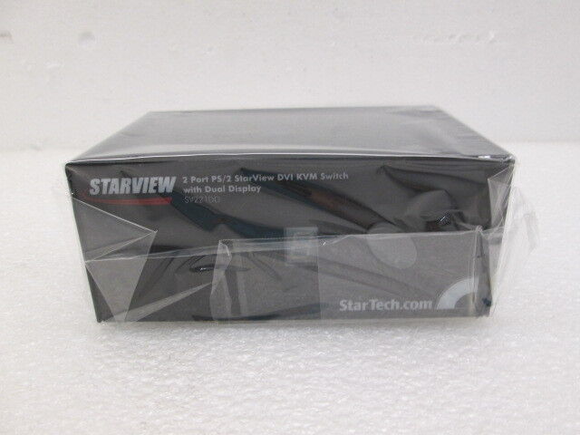 New Starview SV221DD 2-Port PS/2 KVM Switch with Dual VGA Display 