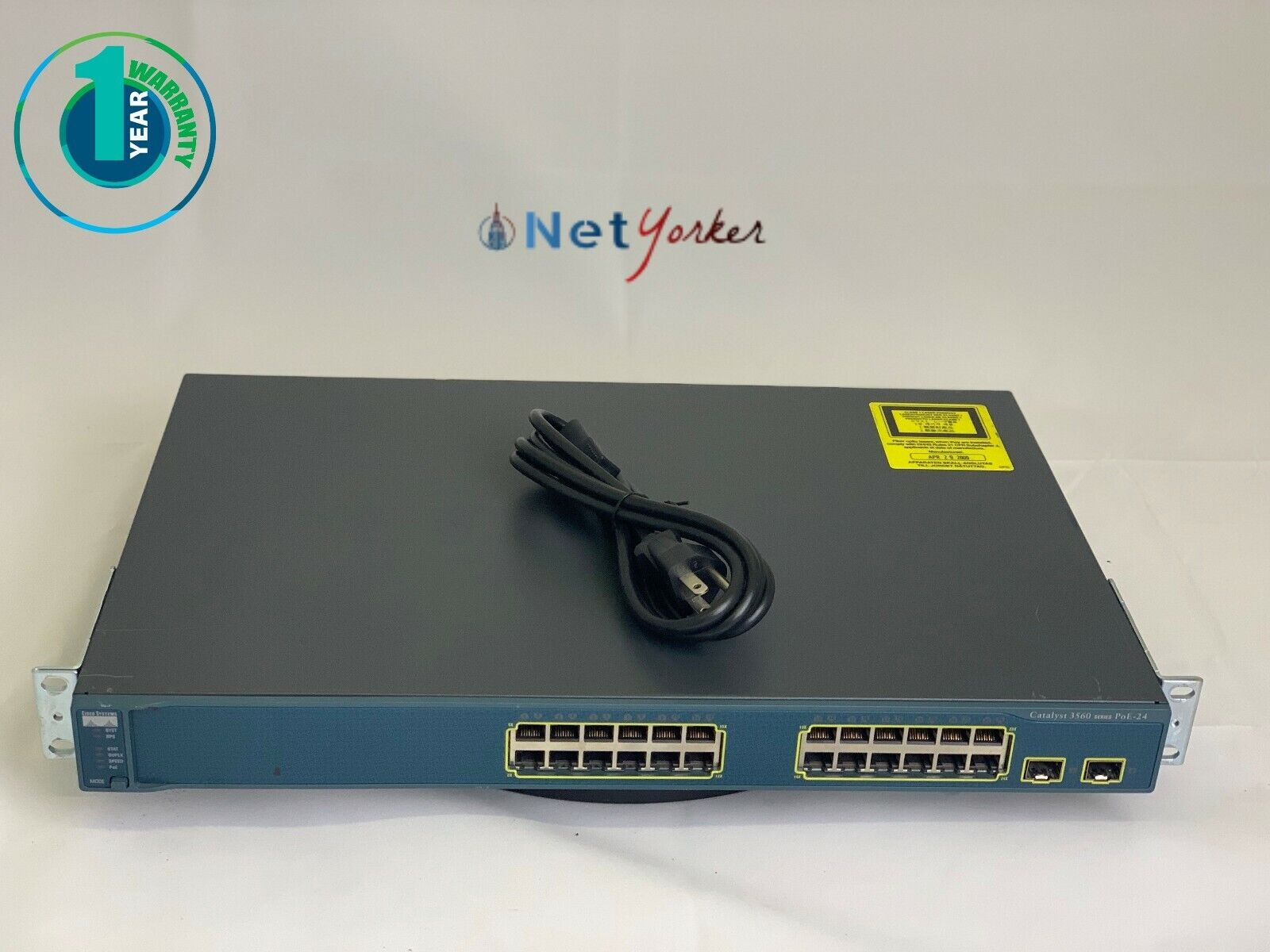 Cisco WS-C3560-24PS-S 24 Port PoE Catalyst 3560 Switch - Same Day Shipping