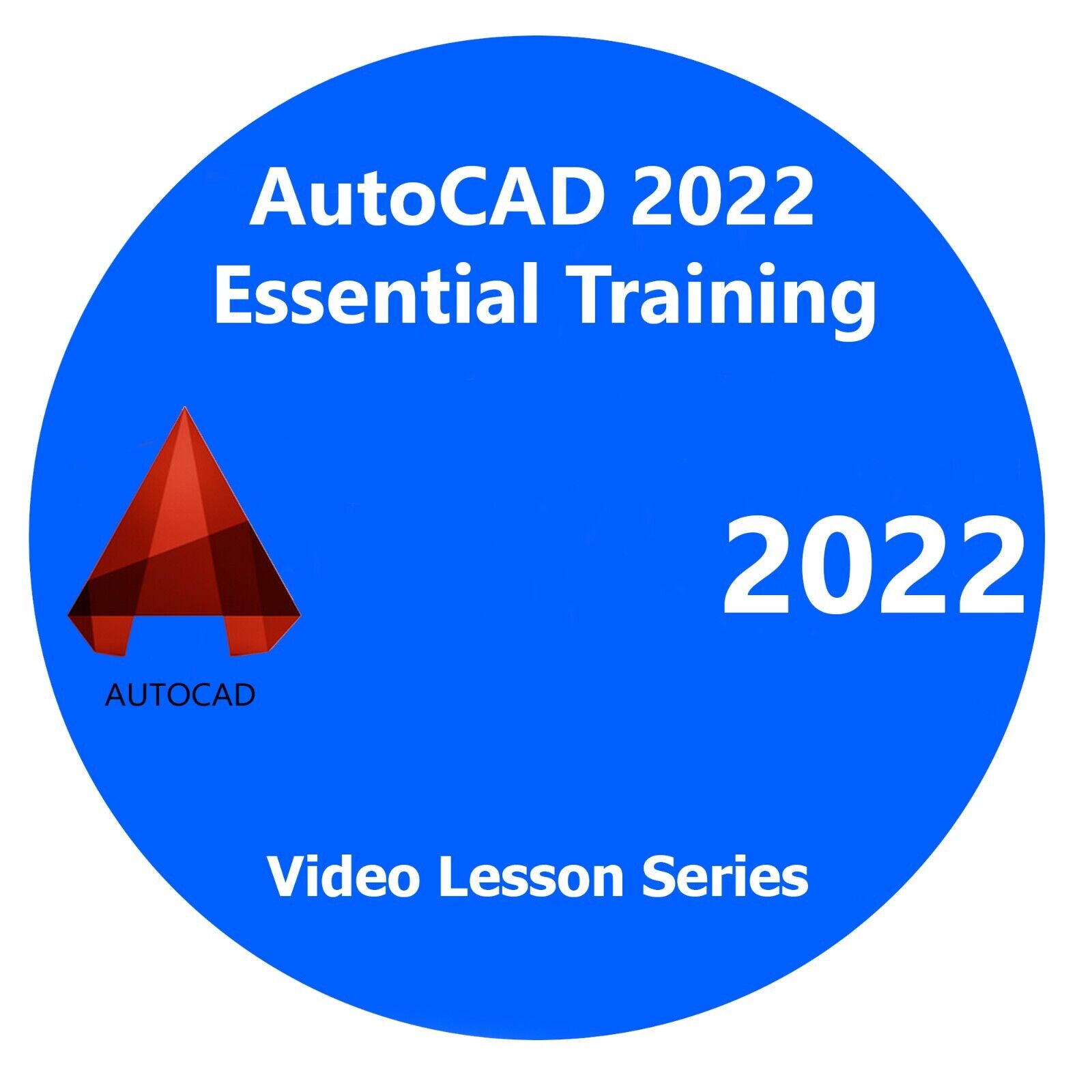 AutoCAD 2022 Essential Training Video Tutorials 2022 Version DVD