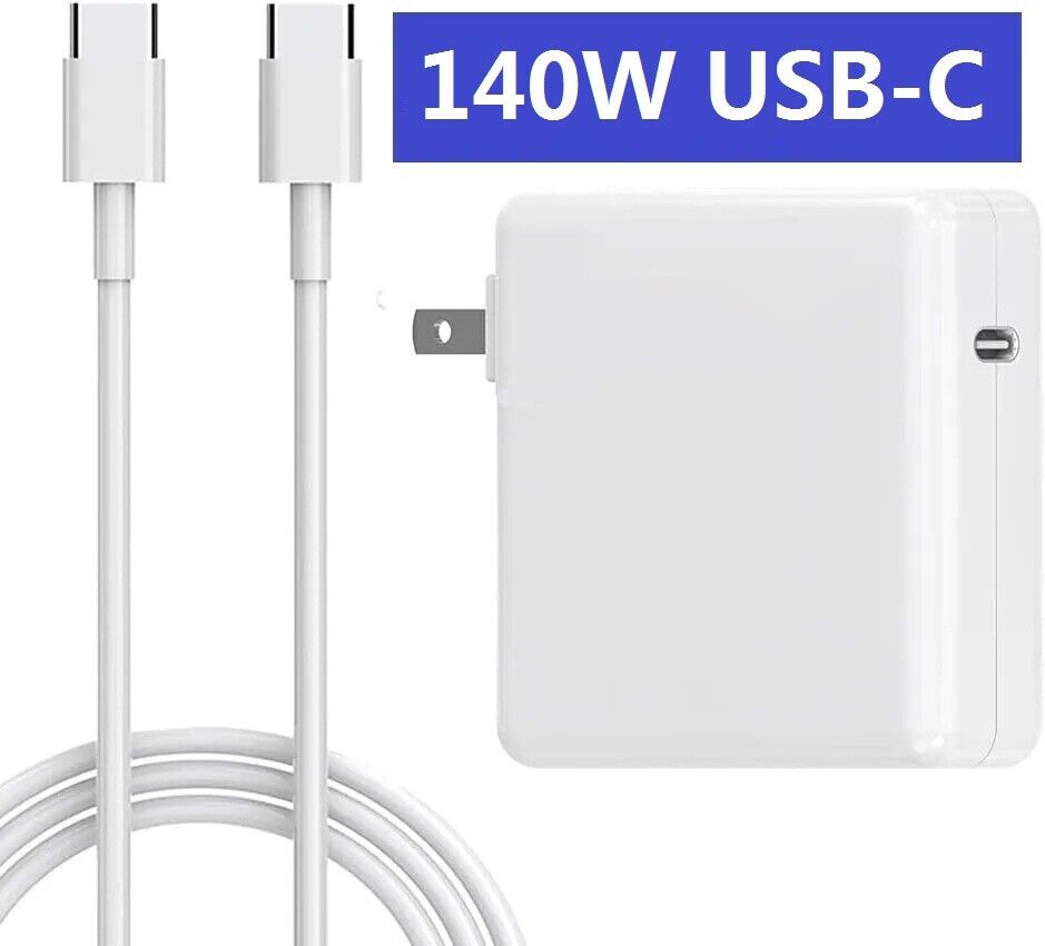 140W USB-C Power Adapter AC Charger for Macbook Pro Air 13 14 15 16 M1 M2 A2452